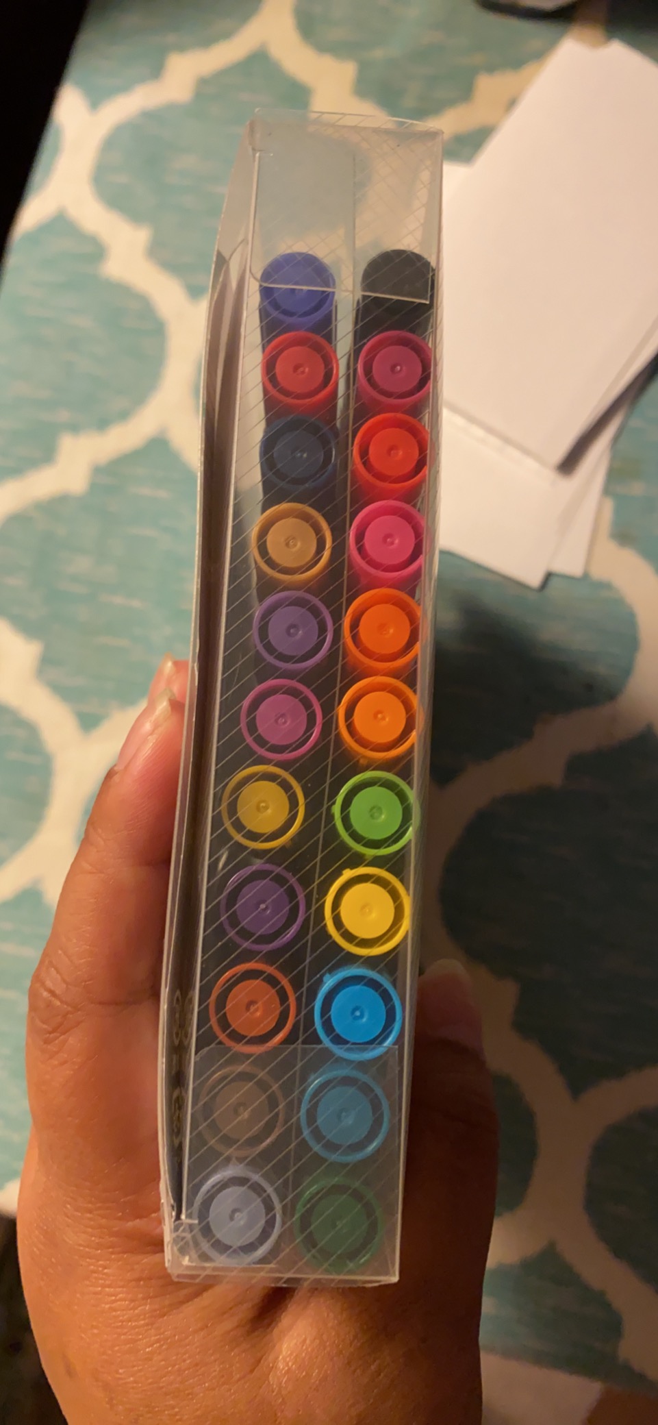 Kuretake ZIG Calligraphy Marker Pens, 12 Colors set, 2mm & 3.5mm Dual Tip Markers, for Writing & Hand Lettering, for Professional, Beginner, Water-based dye ink, Made in Japan customer photo 2