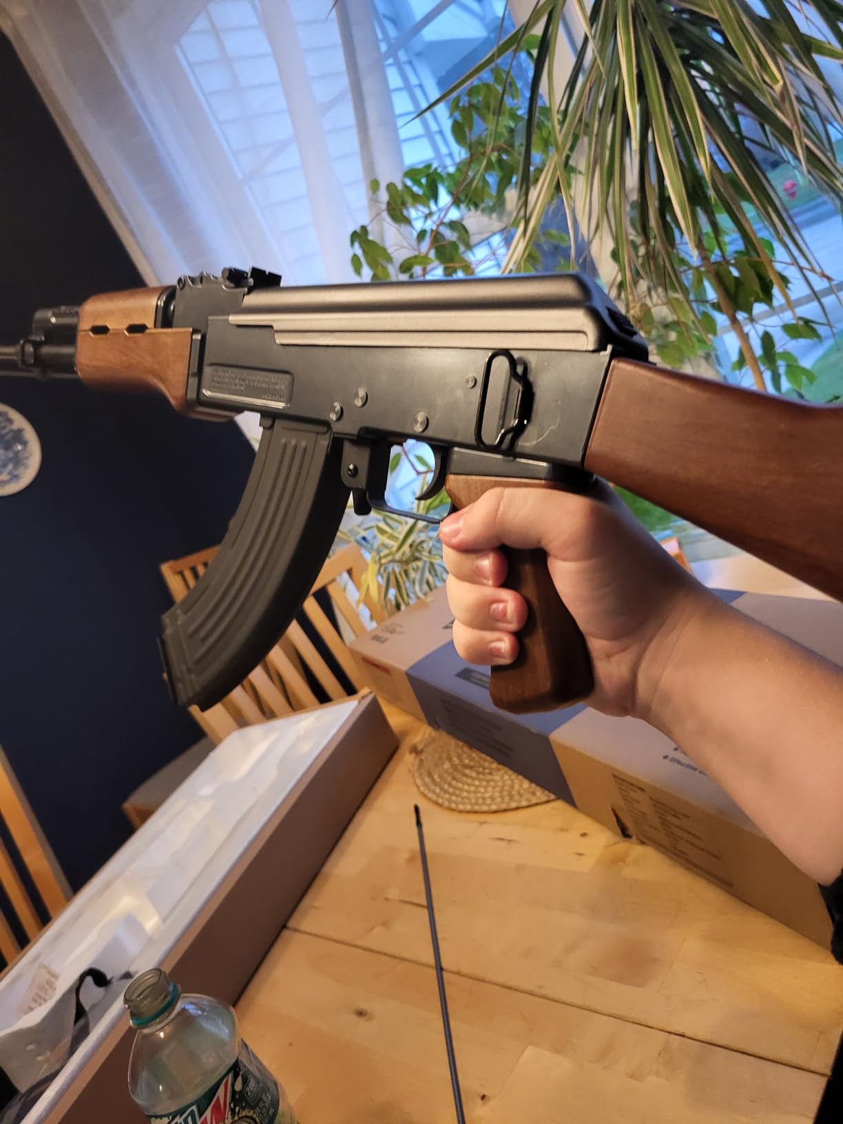 double eagle full auto electric metal aeg ak-47 rifle fps-350 airsoft gun(Airsoft Gun) customer photo 2