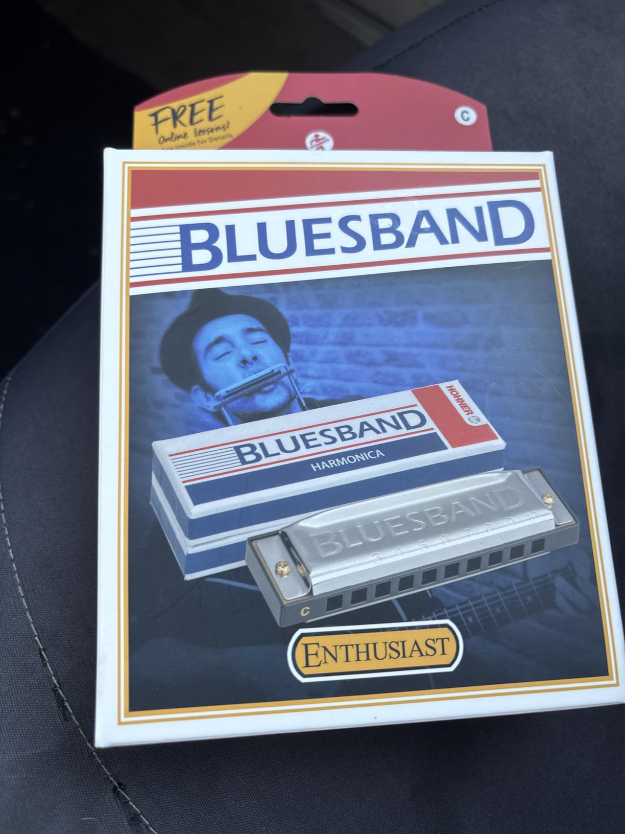 Hohner Accordions Hohner Blues Band Harmonica, Key of C, Chrome (1501BX) customer photo 2