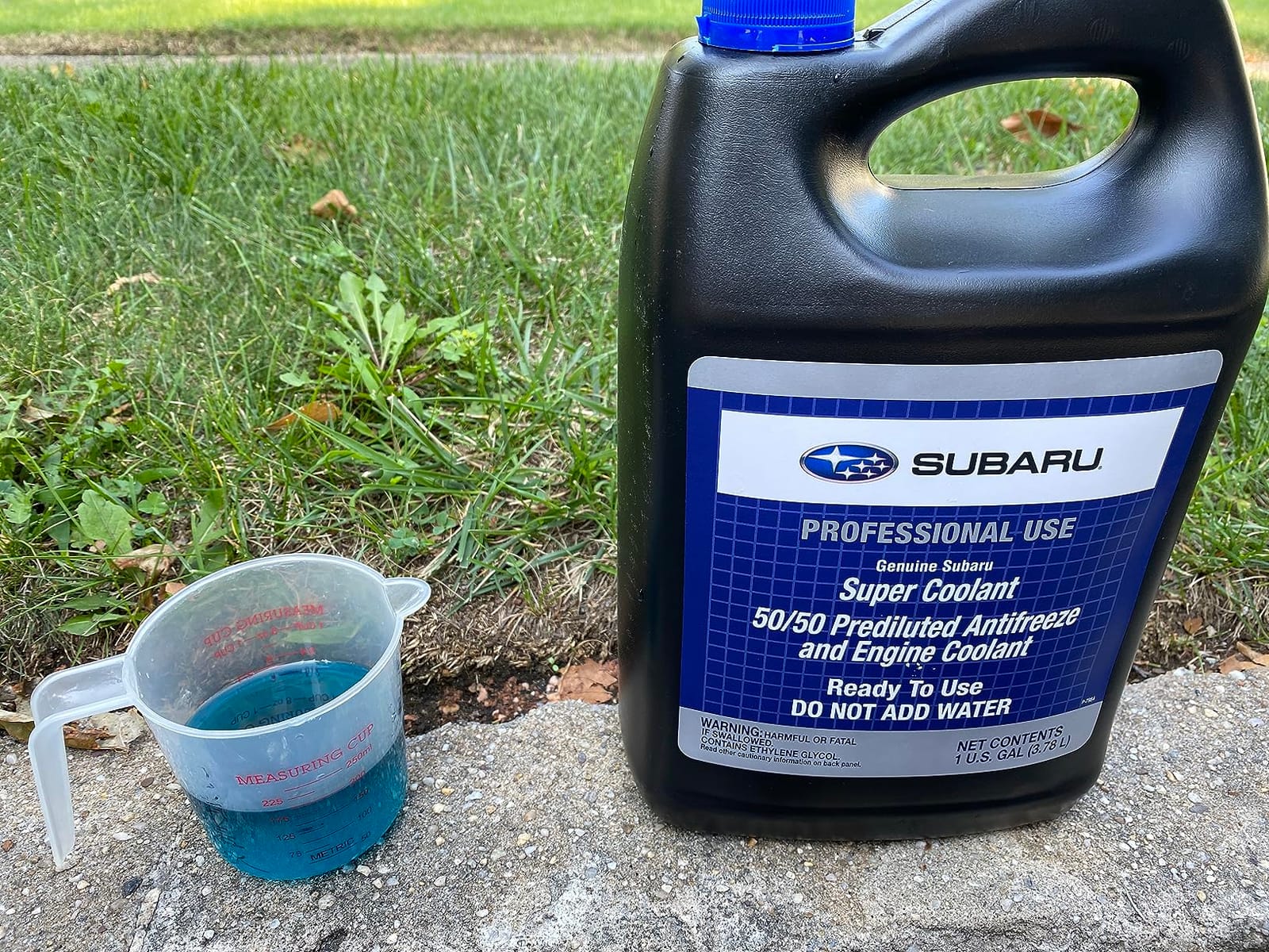 Subaru Genuine Super Coolant Blue Prediluted SOA868V9272 1 Gallon Pre Mixed 50/50 2009 and Newer Ascent BRZ Crosstrek Forester Impreza Legacy Outback WRX customer photo 2
