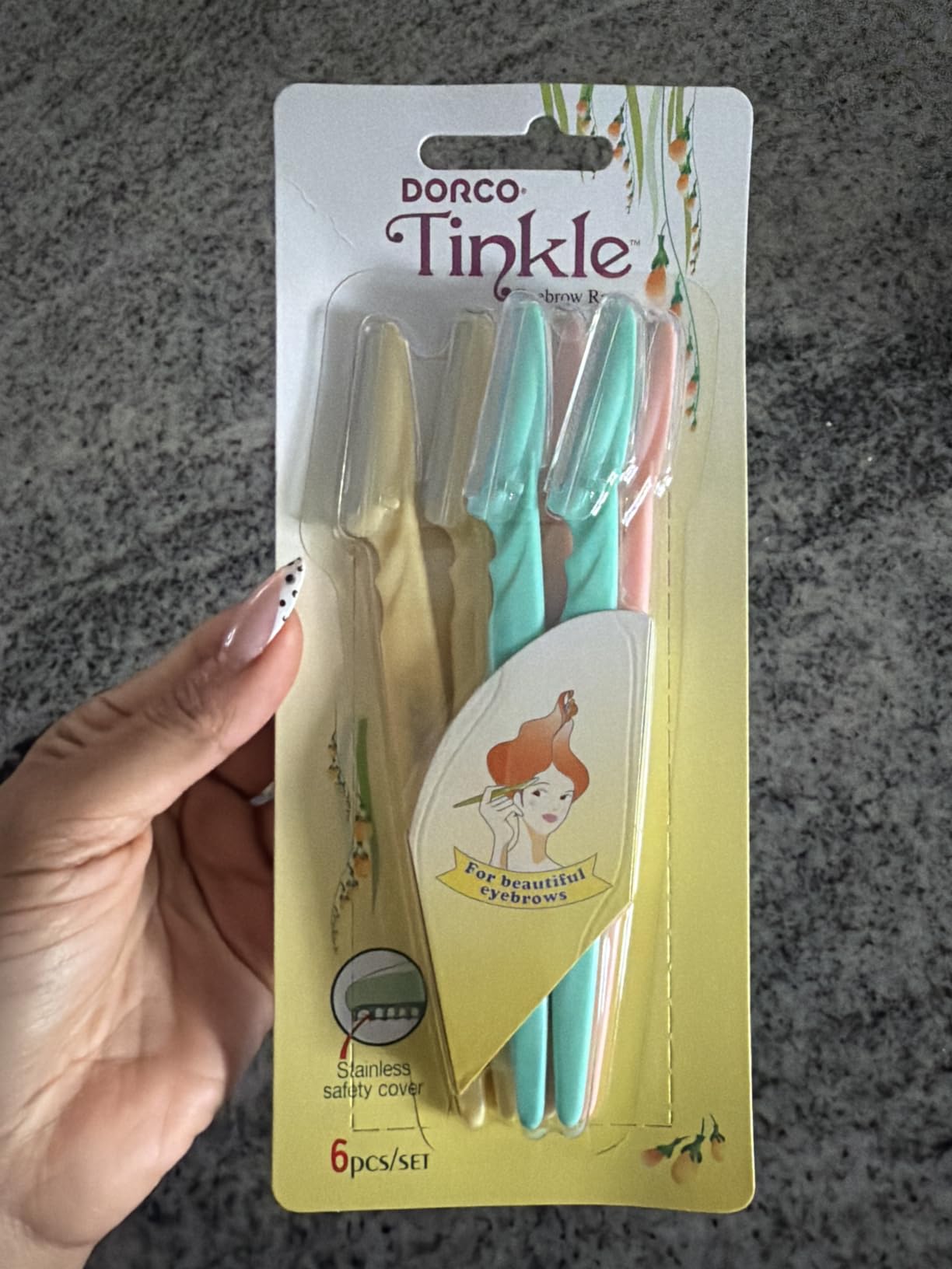 Tinkle Dermaplaning Tool 12ct, Dermaplane Razor for Women, Safe and Easy Peach Fuzz Remover, Eyebrow Trimmer with Protective Cover (4 Packs of 3) customer photo 1