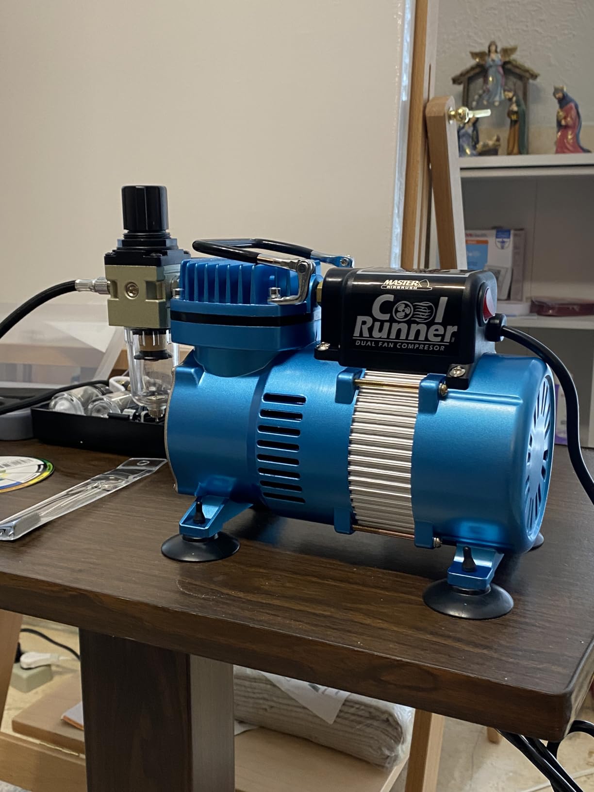 Master Airbrush Cool Runner II Airbrush Kit with 3 Airbrushes, Dual Fan Air customer photo 1