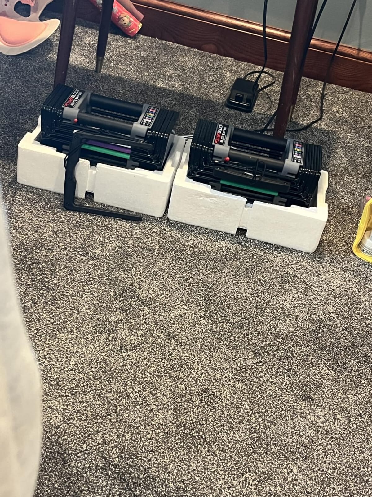 PowerBlock Elite EXP Adjustable Dumbbells, Sold in Pairs, Stage 1, 5-50 lb. customer photo 2