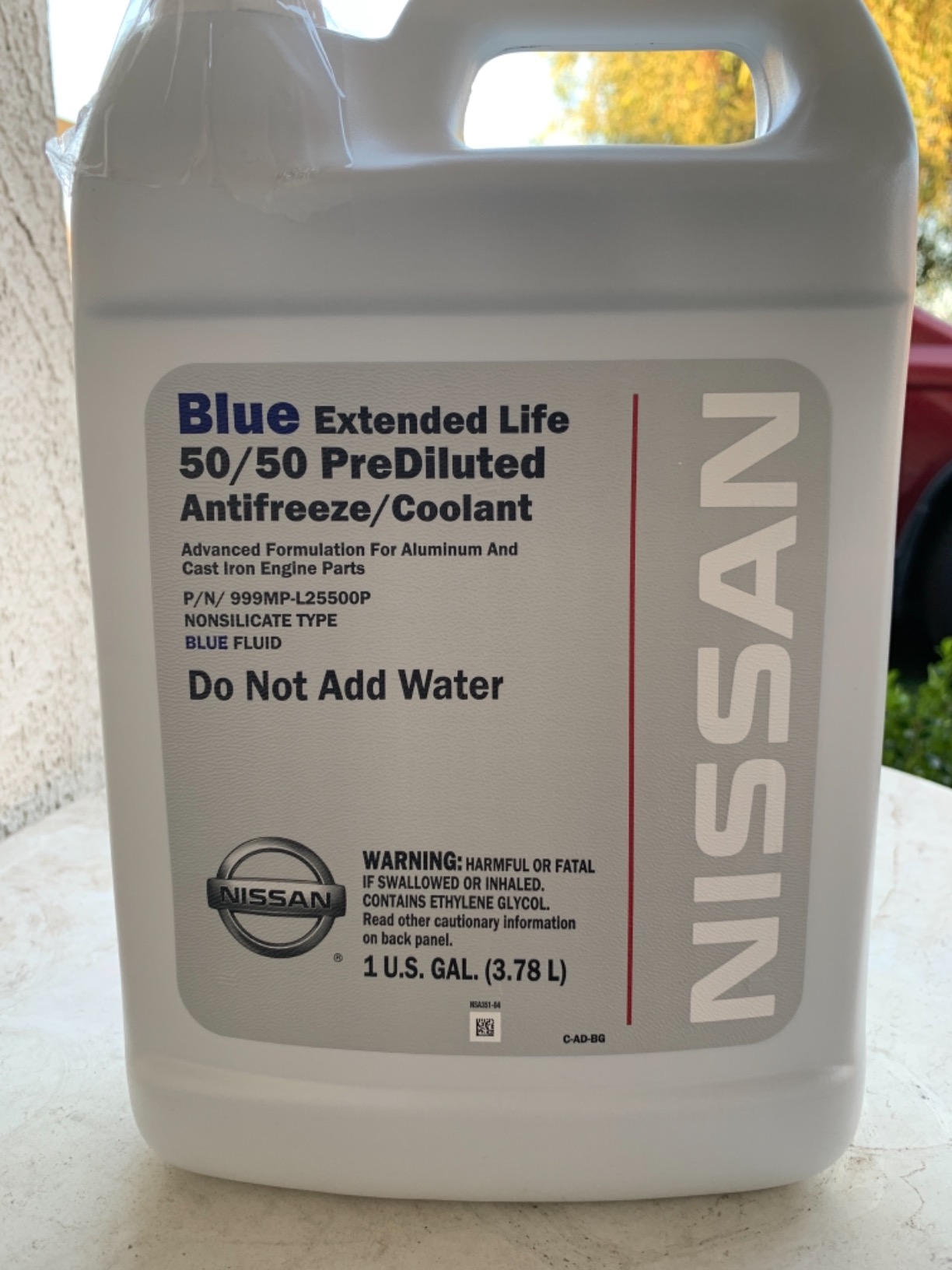 Genuine Nissan Fluid 999MP-L25500P Blue Long Life Antifreeze/Coolant - 1 Gallon customer photo 2