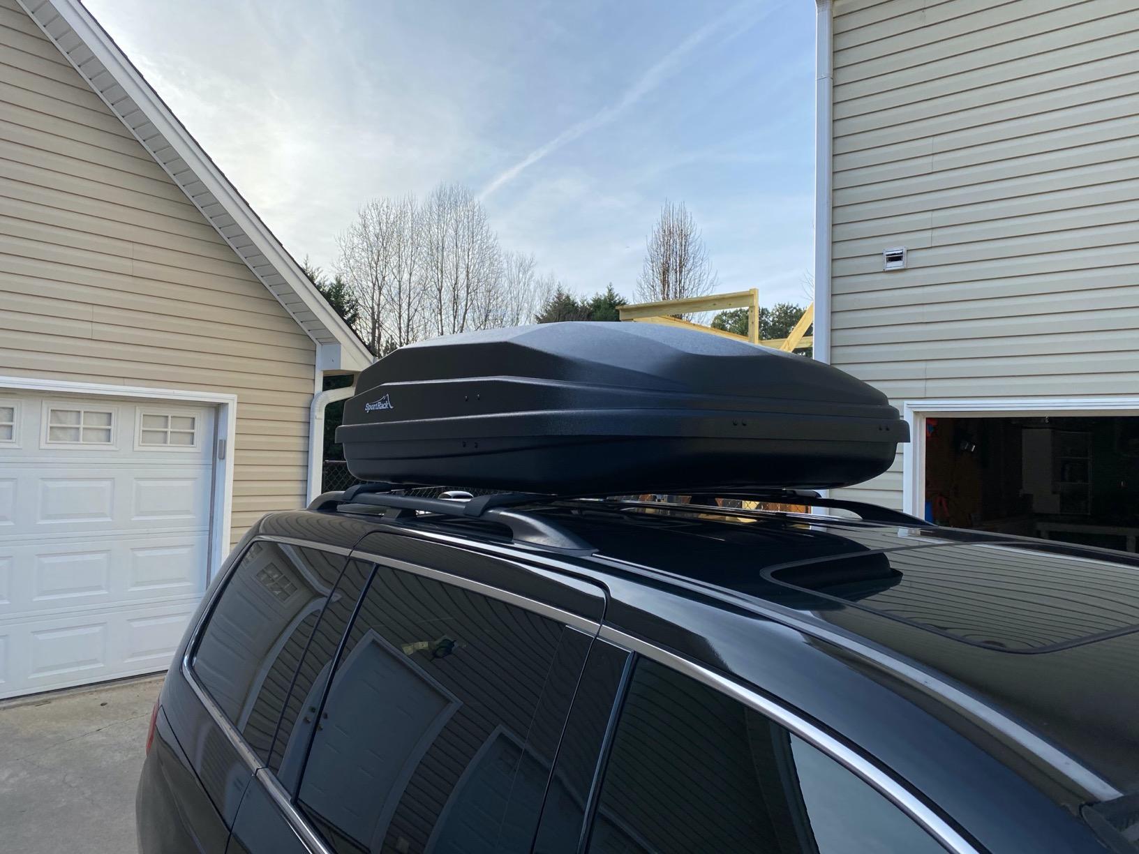 SportRack Vista XL Rear Opening Cargo Box,Black customer photo 1