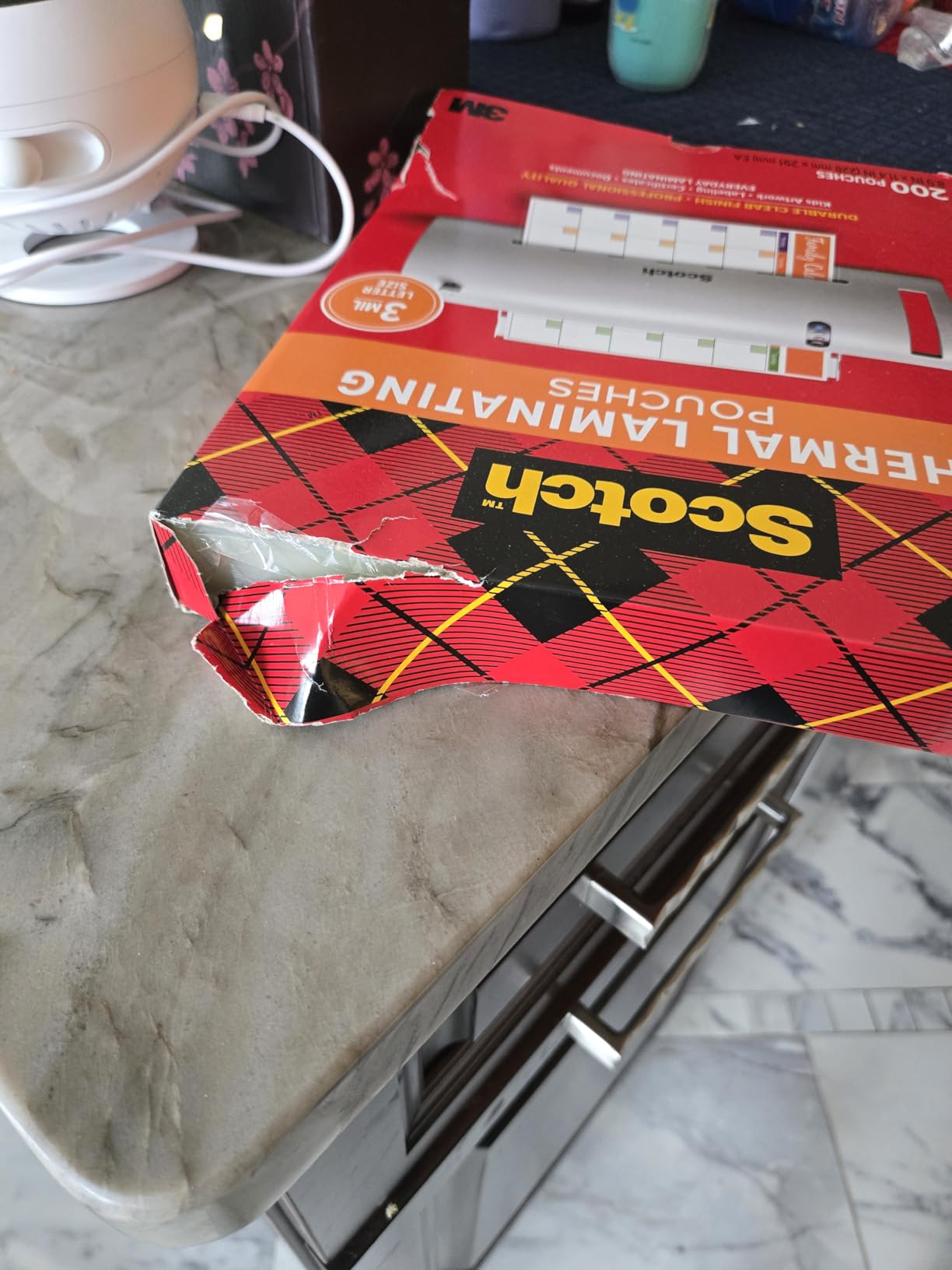 Scotch Thermal Laminating Pouches, 200 Count, Clear, 3 mil. customer photo 2