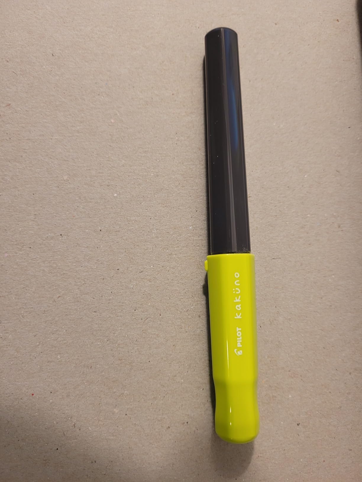 Pilot Kakuno Fountain Pen of Biginners, Fine Nib, Glay Body (FKA-1SR-GYF), Gray customer photo 2