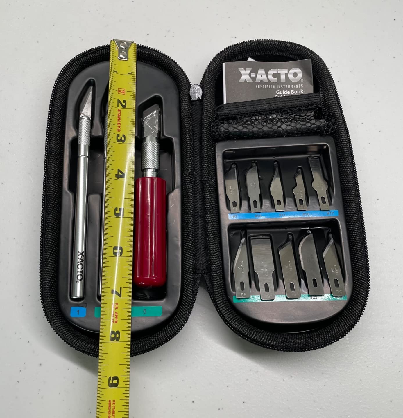X-ACTO Compression Basic Knife Set, Includes 3 Knives, 13 Blades, Soft Carry Case, 17 Count - Crafting, Art Projects, Cutting Tools customer photo 2