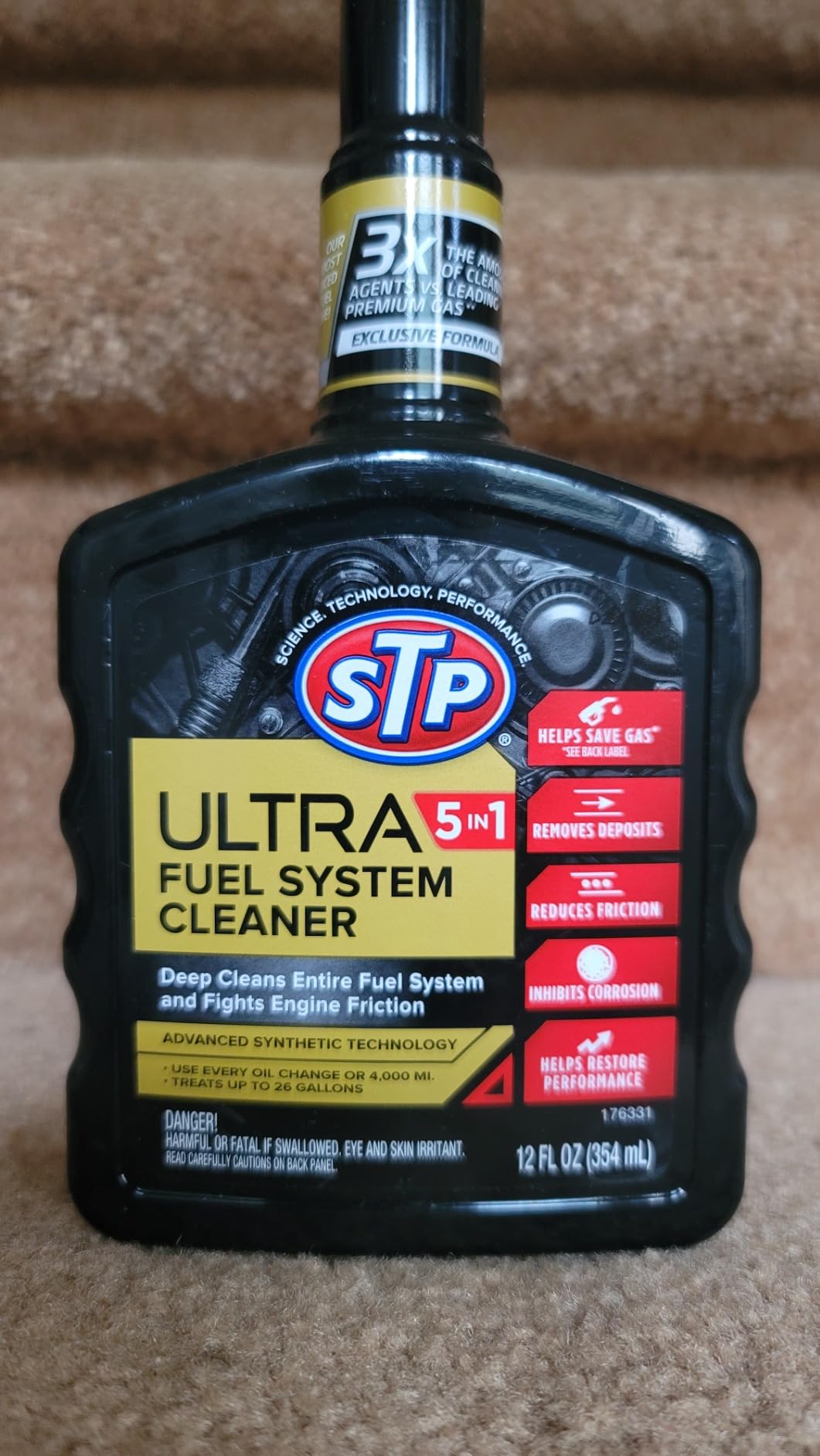 Ultra 5 in 1 Fuel System Cleaner by STP (R), Fuel Additive for At-Home Fuel Treatment for Vehicles, 12 OZ customer photo 1