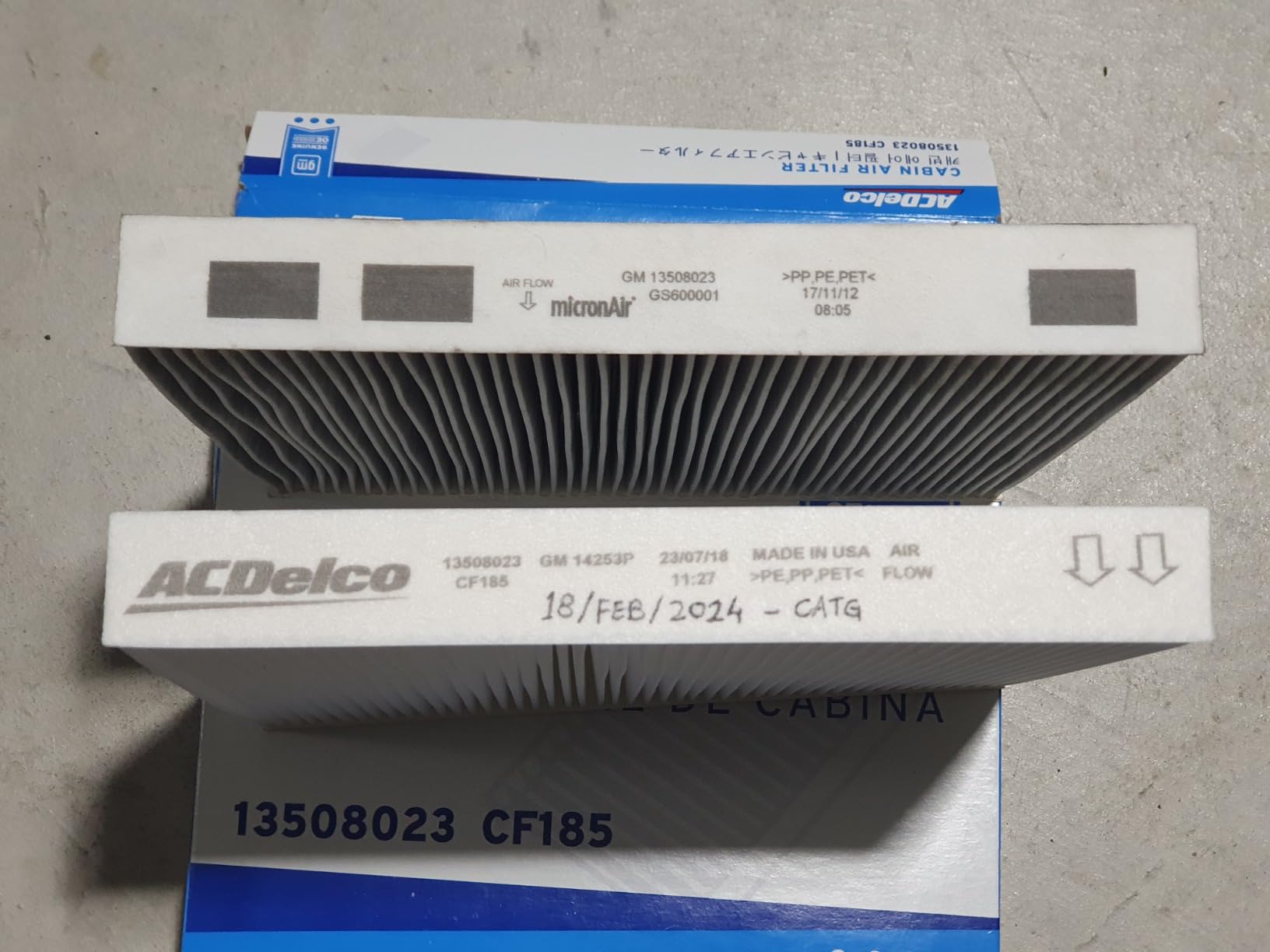 ACDelco GM Original Equipment CF185 Cabin Air Filter customer photo 1