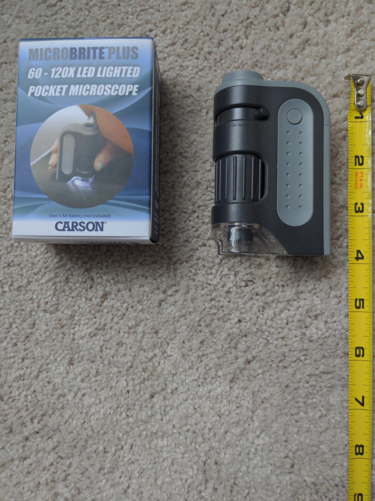 Carson MicroBrite Plus 60x-120x LED Lighted Pocket Microscope customer photo 1