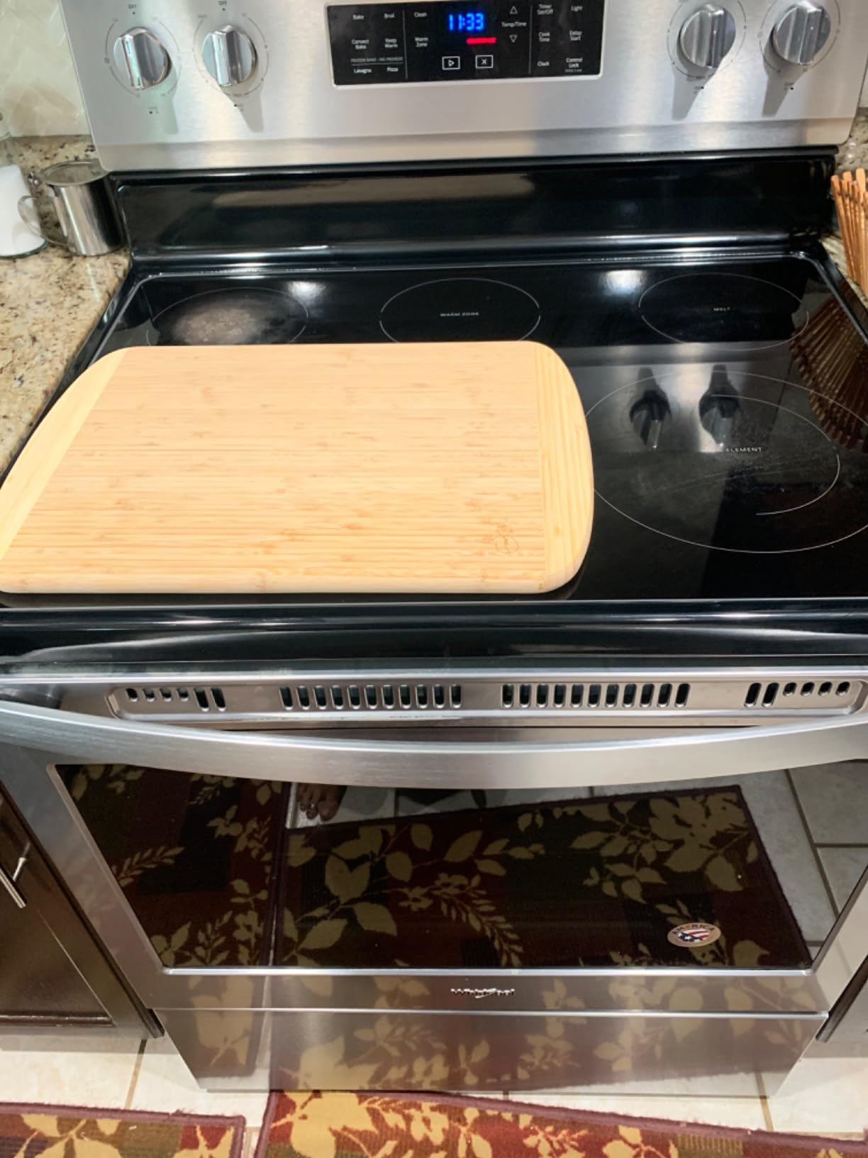 INDESTRUCTIBLE Bamboo Cutting Board (Extra Large) with Vertical Grain Strength Technology - Non Toxic, Spacious and Lightweight 18