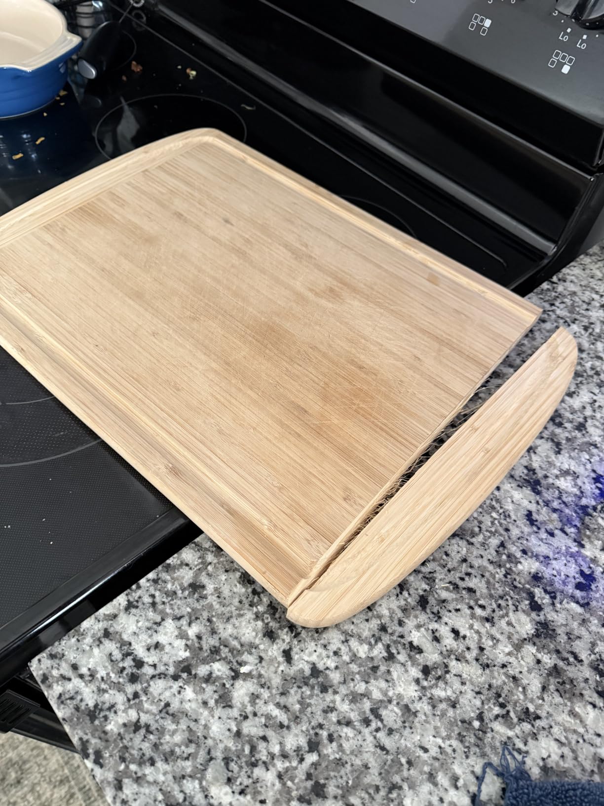 INDESTRUCTIBLE Bamboo Cutting Board (Extra Large) with Vertical Grain Strength Technology - Non Toxic, Spacious and Lightweight 18