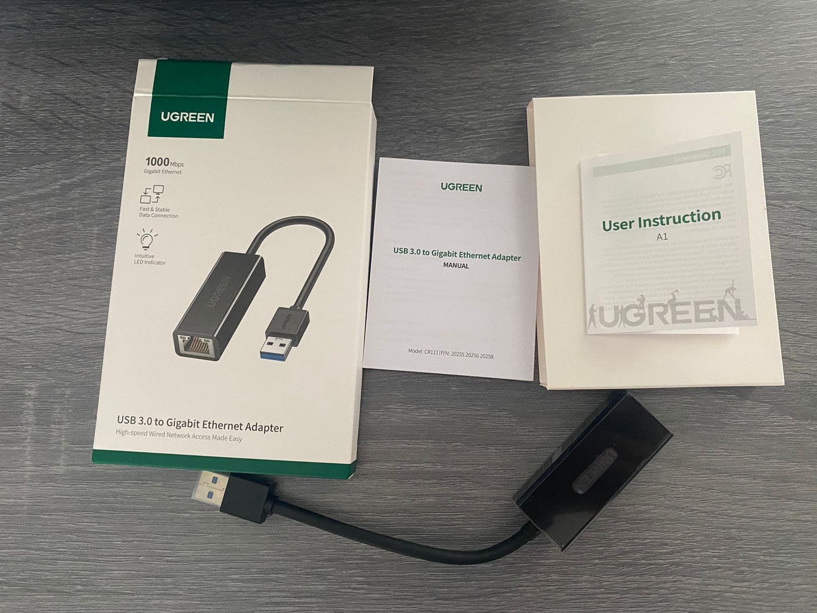 UGREEN USB to Ethernet Adapter, 1000Mbps Plug and Play with USB 3.0 customer photo 1