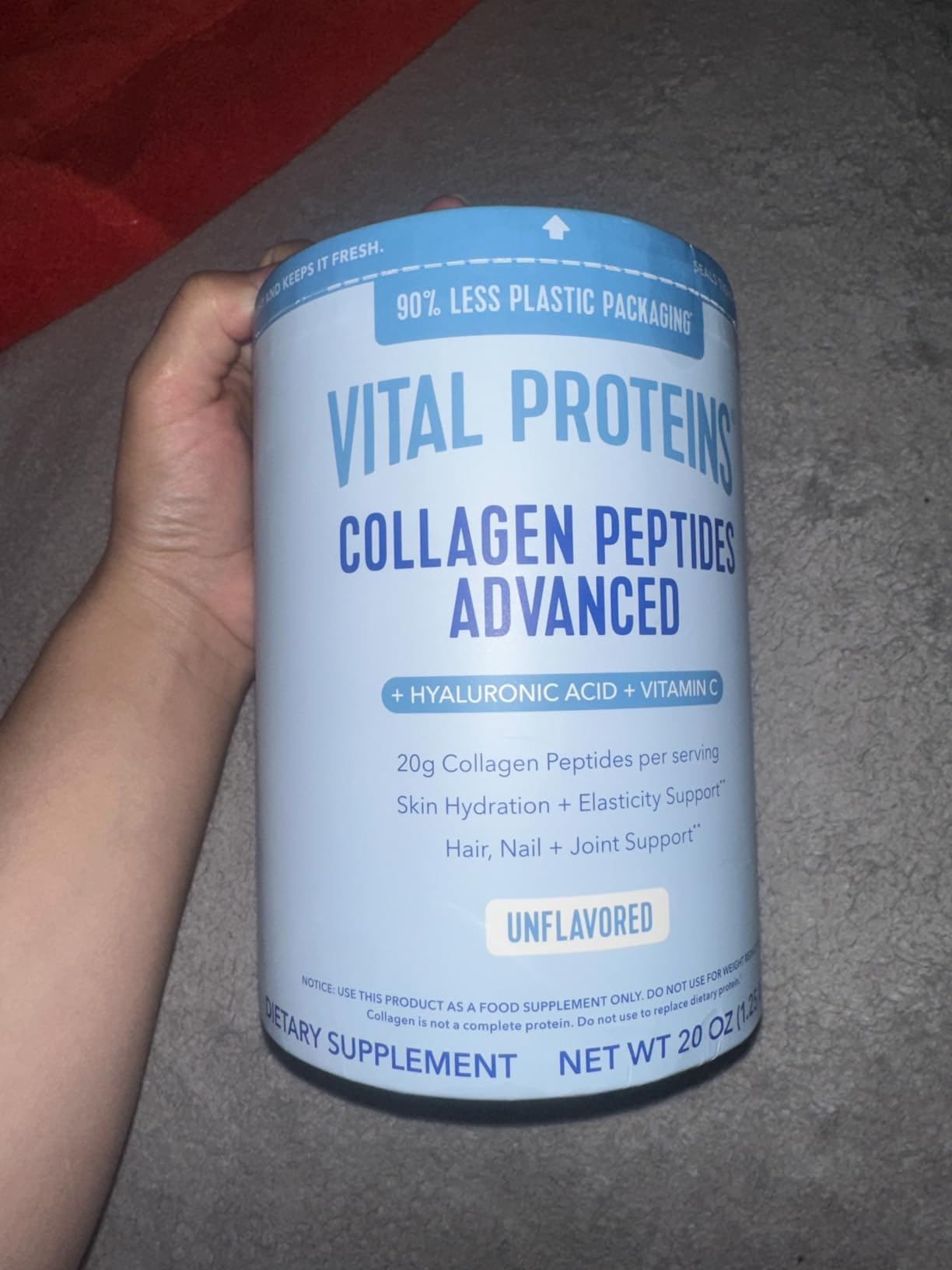 Vital Proteins Collagen Peptides Powder Advanced, Unflavored, 9.33oz customer photo 2