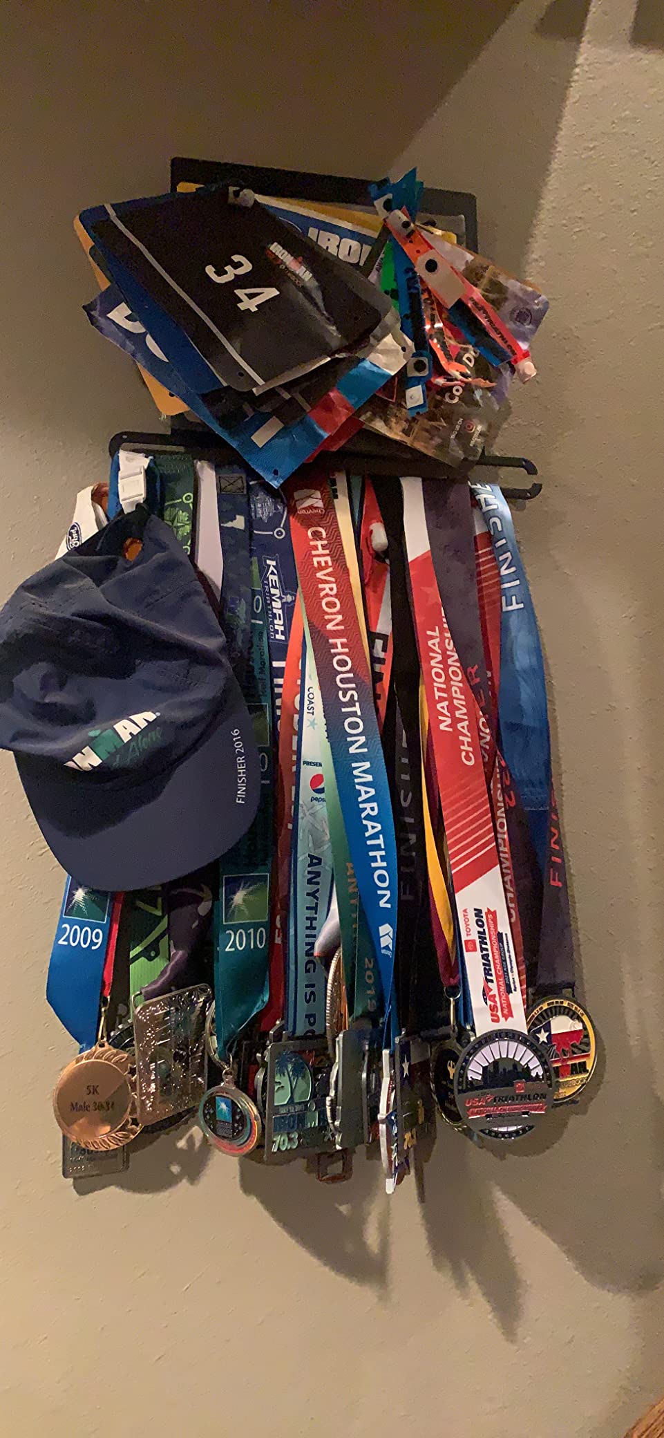 Gone For a Run BibFOLIO+ Race Bib & Medal Display Holds 24 Medals 100 Bibs customer photo 1