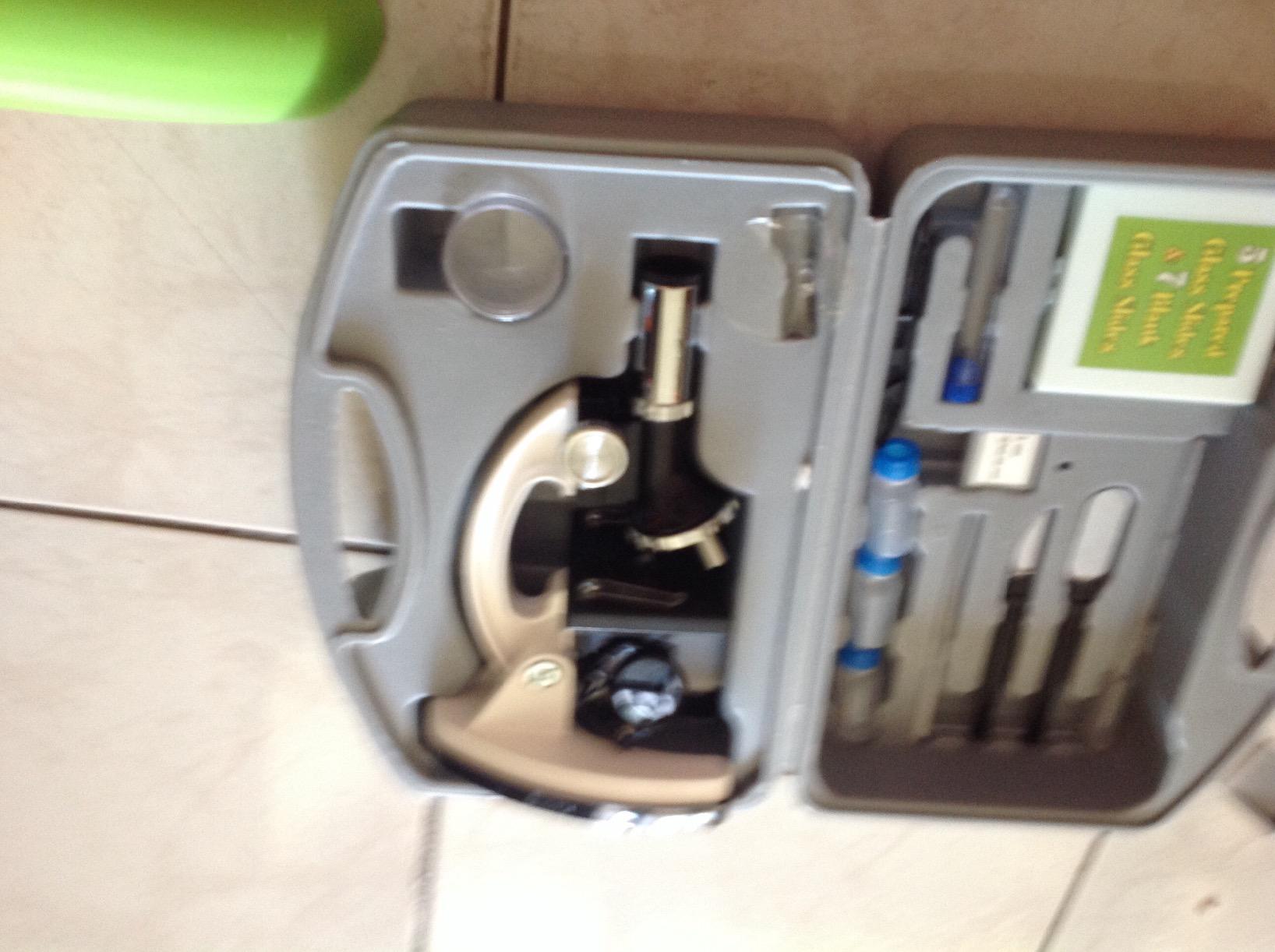AmScope - Kids 48pc 120X-1200X Biological Microscope Educational Starter Kit customer photo 2