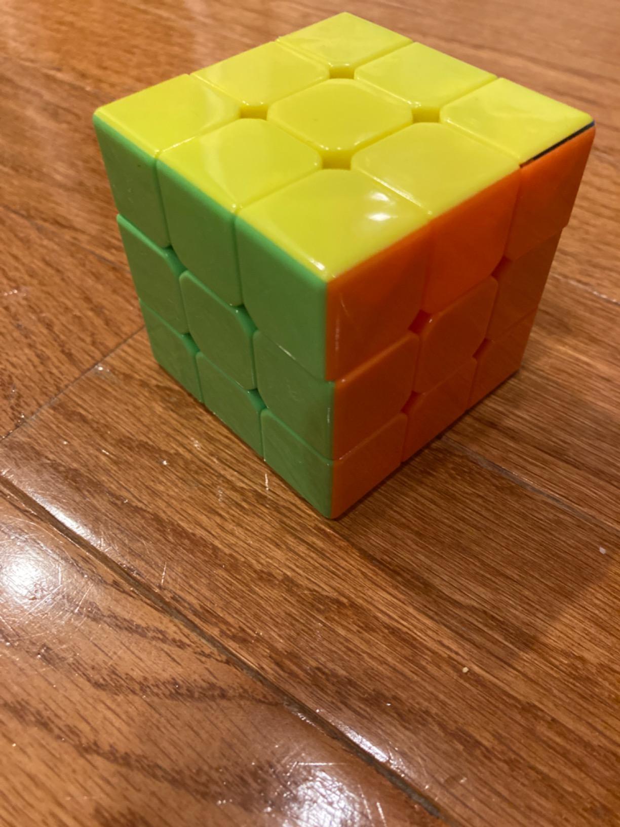 D-FantiX Cyclone Boys 3x3 Speed Cube (56mm), Smooth Turning Brain Teaser customer photo 1