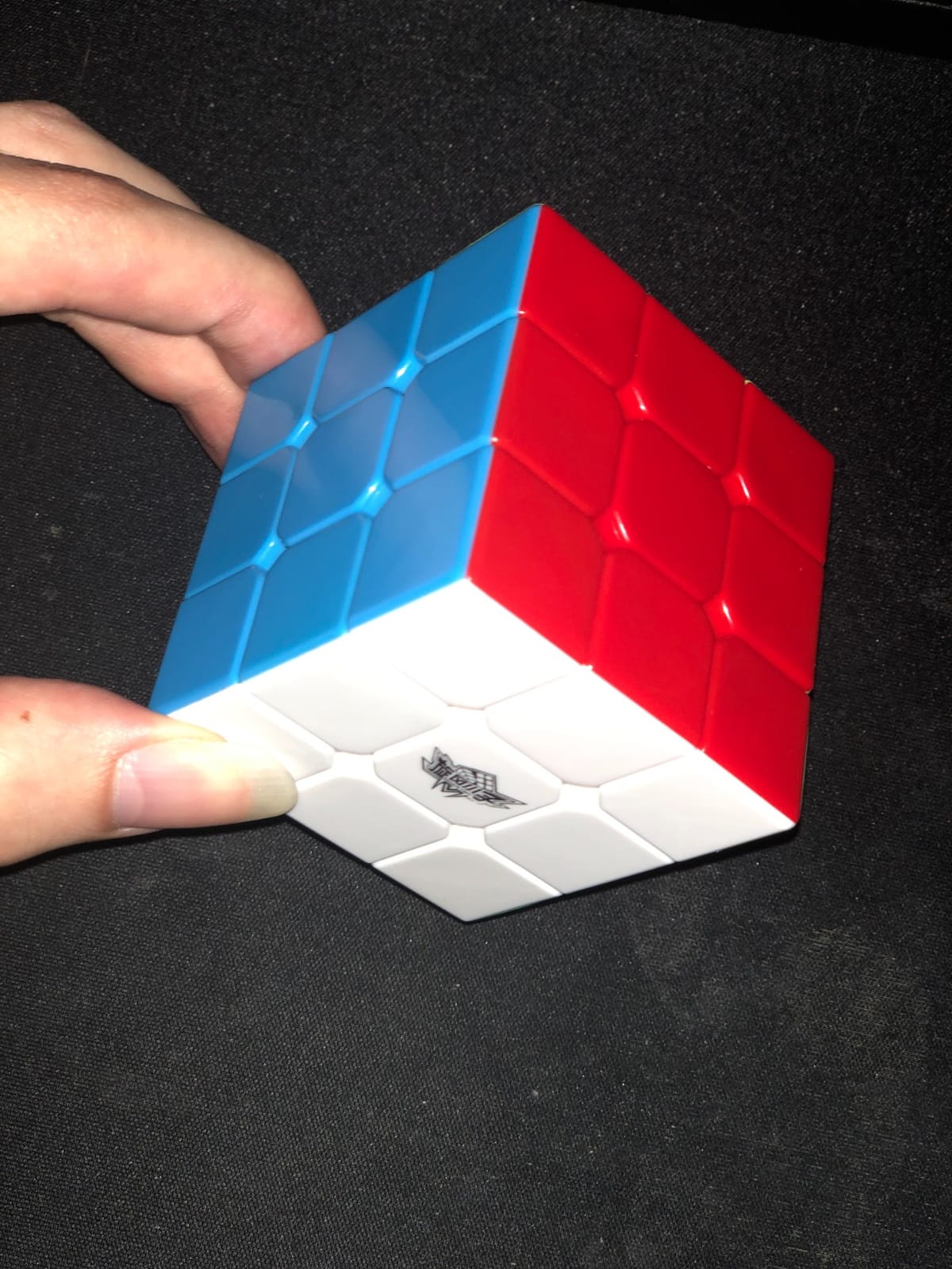 D-FantiX Cyclone Boys 3x3 Speed Cube (56mm), Smooth Turning Brain Teaser customer photo 2