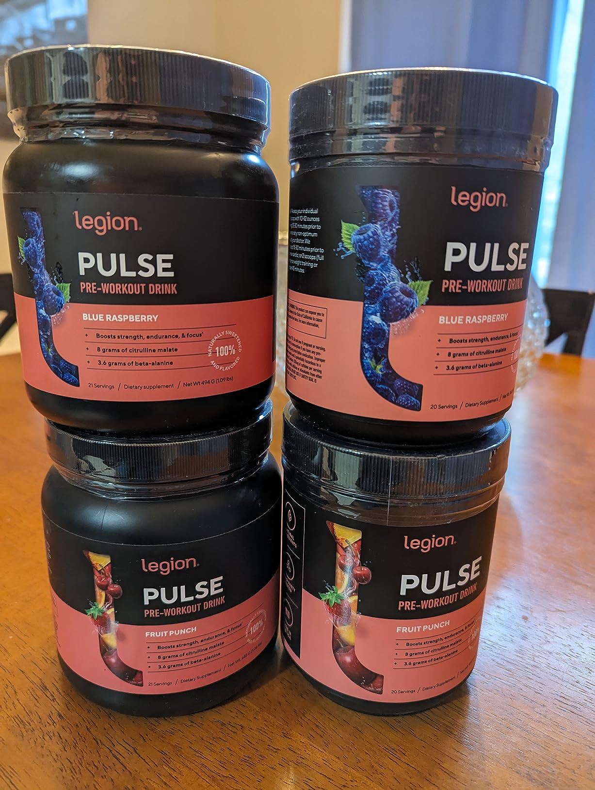 LEGION Pulse Pre Workout Supplement - All Natural Nitric Oxide Preworkout Drink to Boost Energy, Creatine Free, Naturally Sweetened, Beta Alanine, Citrulline, Alpha GPC (Fruit Punch) customer photo 2
