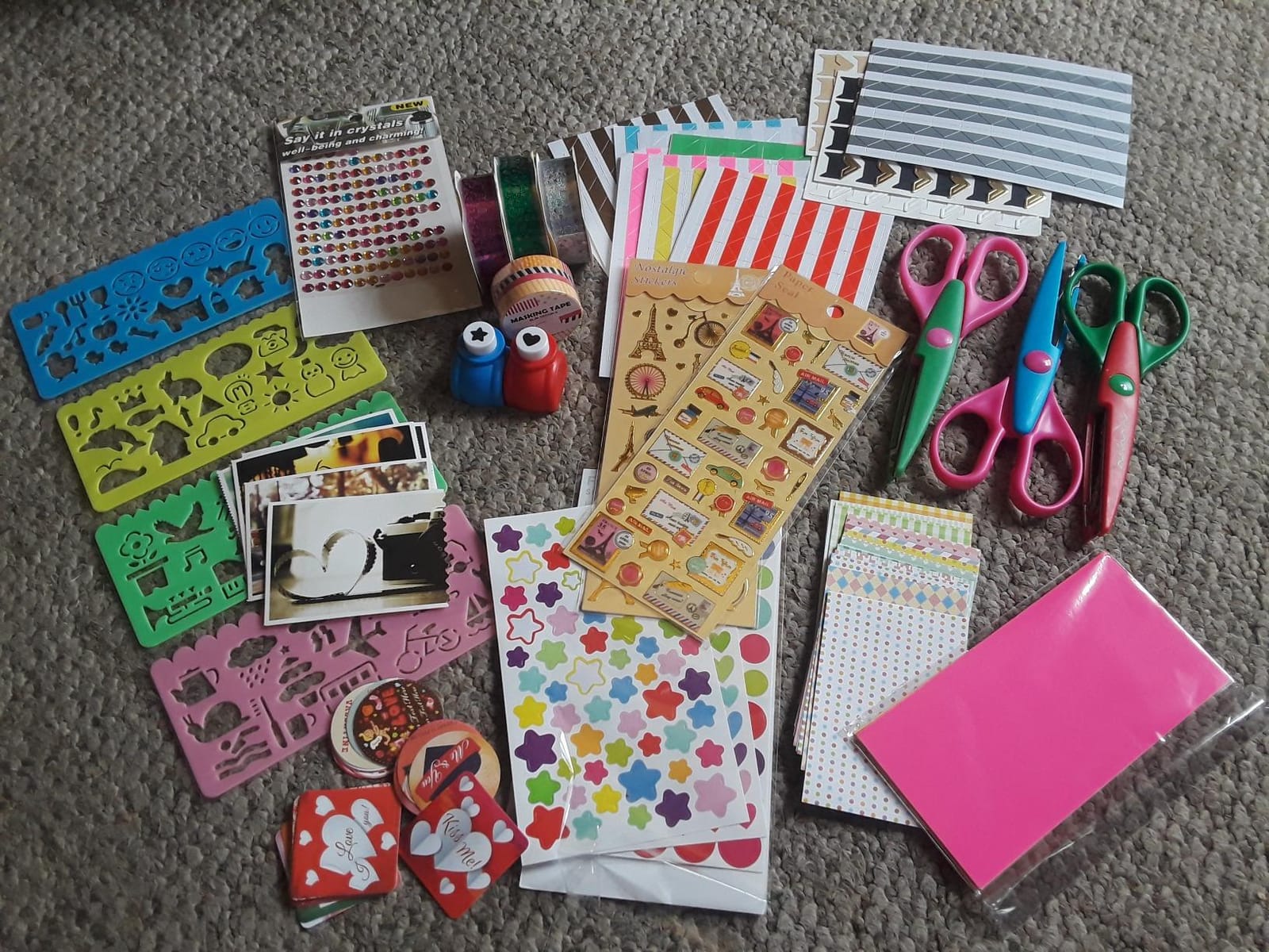 SICOHOME Scrapbook Supplies Scrapbook Kit, DIY Junk Journaling Supplies Kit customer photo 2