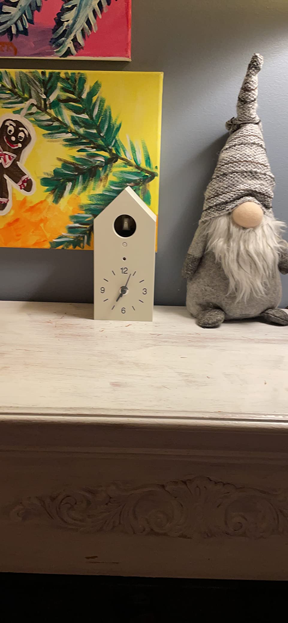 MUJI Cuckoo Clock, White, Medium customer photo 1