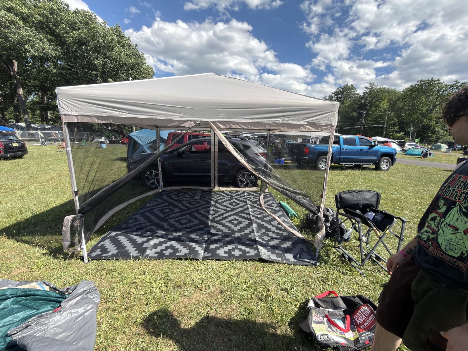 Quictent 10'x10' Pop up Screened Canopy Tent with Mosquito Netting customer photo 2