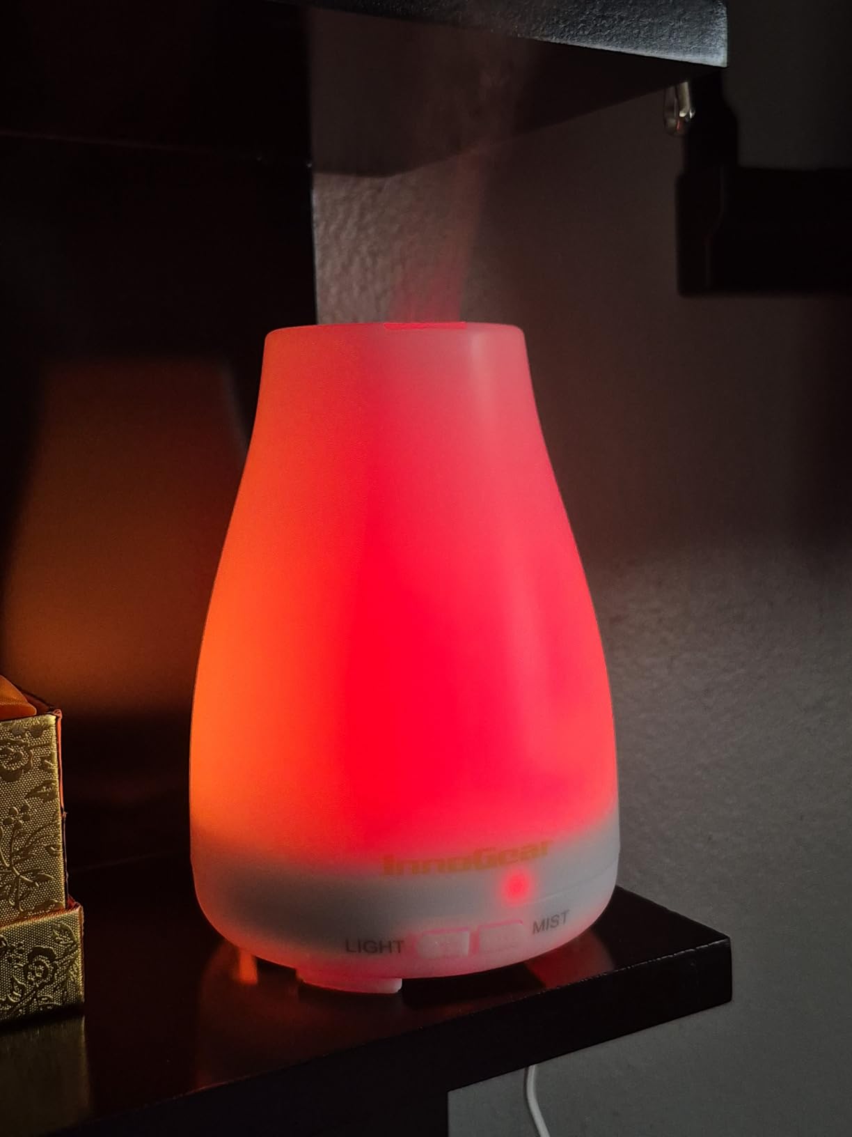 InnoGear Essential Oil Diffuser Ultrasonic Diffusers for Home, Basic White customer photo 2