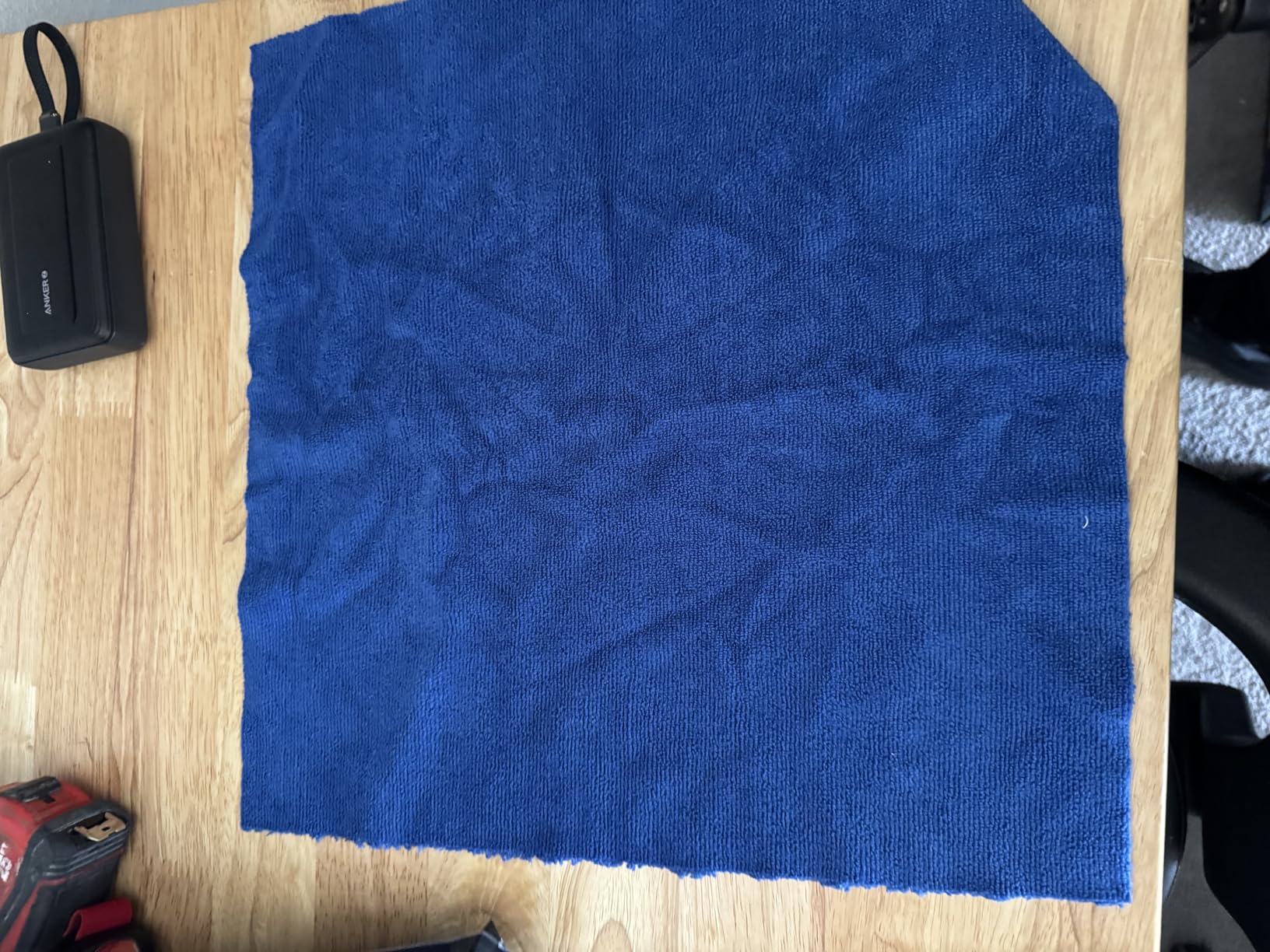 The Rag Company Edgeless 365 Detailing Towel, Royal Blue, 16x16in, 10-Pack customer photo 2