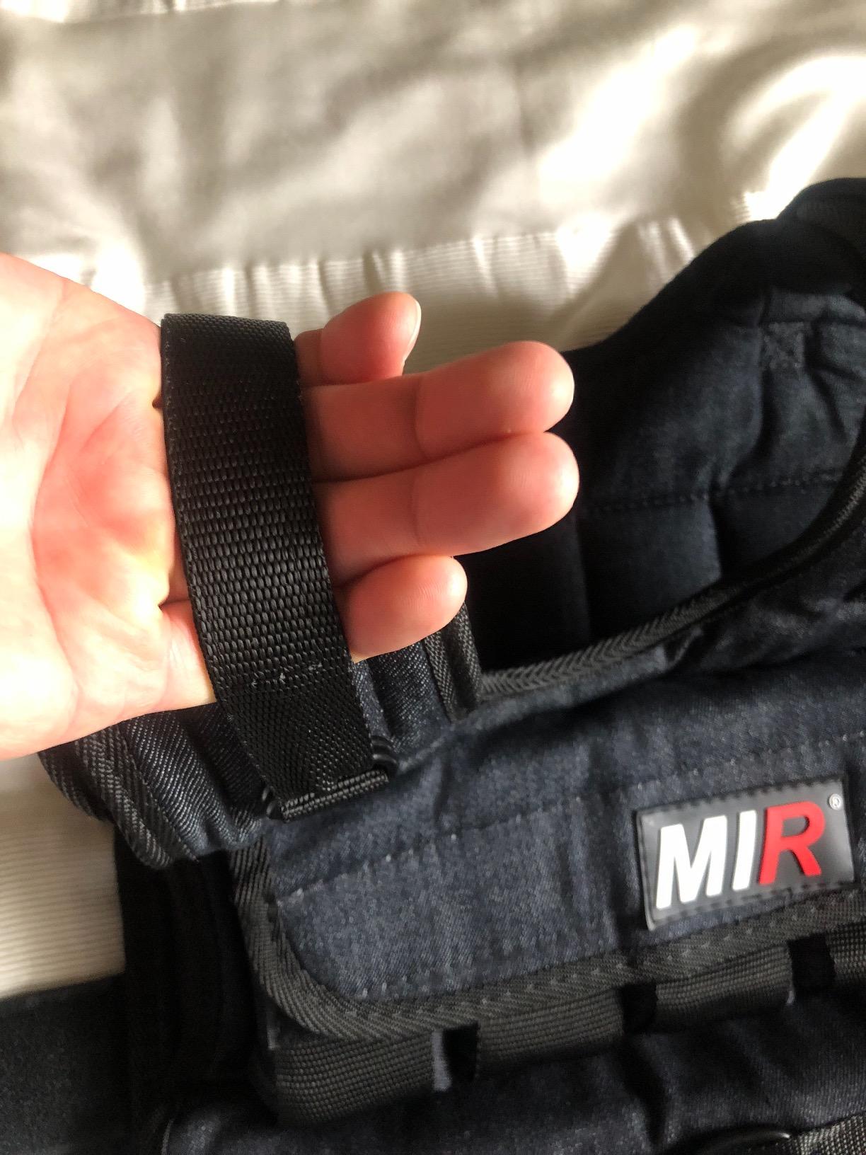 miR Air Flow Weighted Vest with Zipper Option 20lbs - 60lbs Solid Iron Weights Machine Washable. Workout Vest for Men and Women customer photo 1