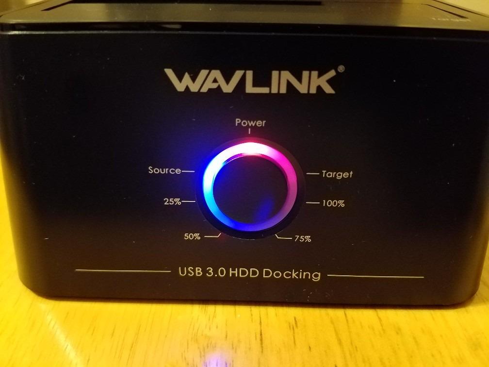 WAVLINK USB 3.0 and USB-C to SATA Dual-Bay External Hard Drive Docking Station for 2.5/3.5 Inch HDD/SSD with UASP, Offline Clone/Duplicator customer photo 2