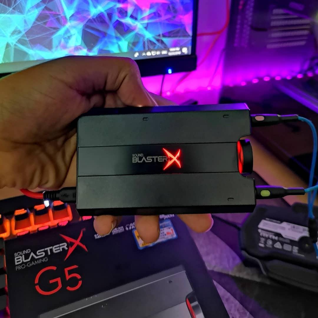 Creative Sound BlasterX G5 7.1 Headphone Surround HD Audio External Sound Card with Headphone Amplifier for Windows PC / Mac / PS4 / and Other Consoles customer photo 1
