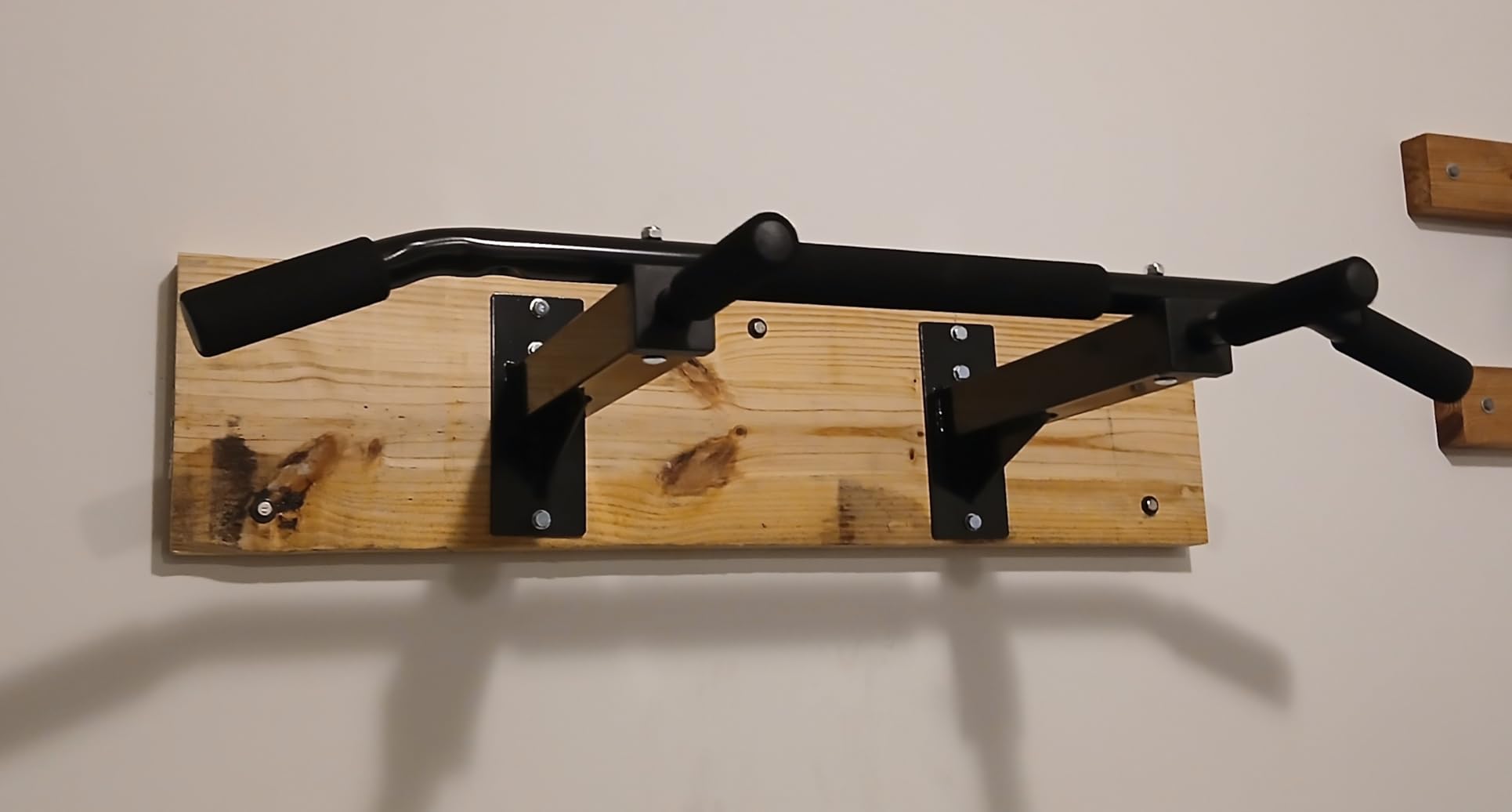 Yes4All Pull Up Bar Wall Mounted - Multifunctional Wall Mounted Pull Up Bar for Home Gym Workout Strength Training Equipment customer photo 2
