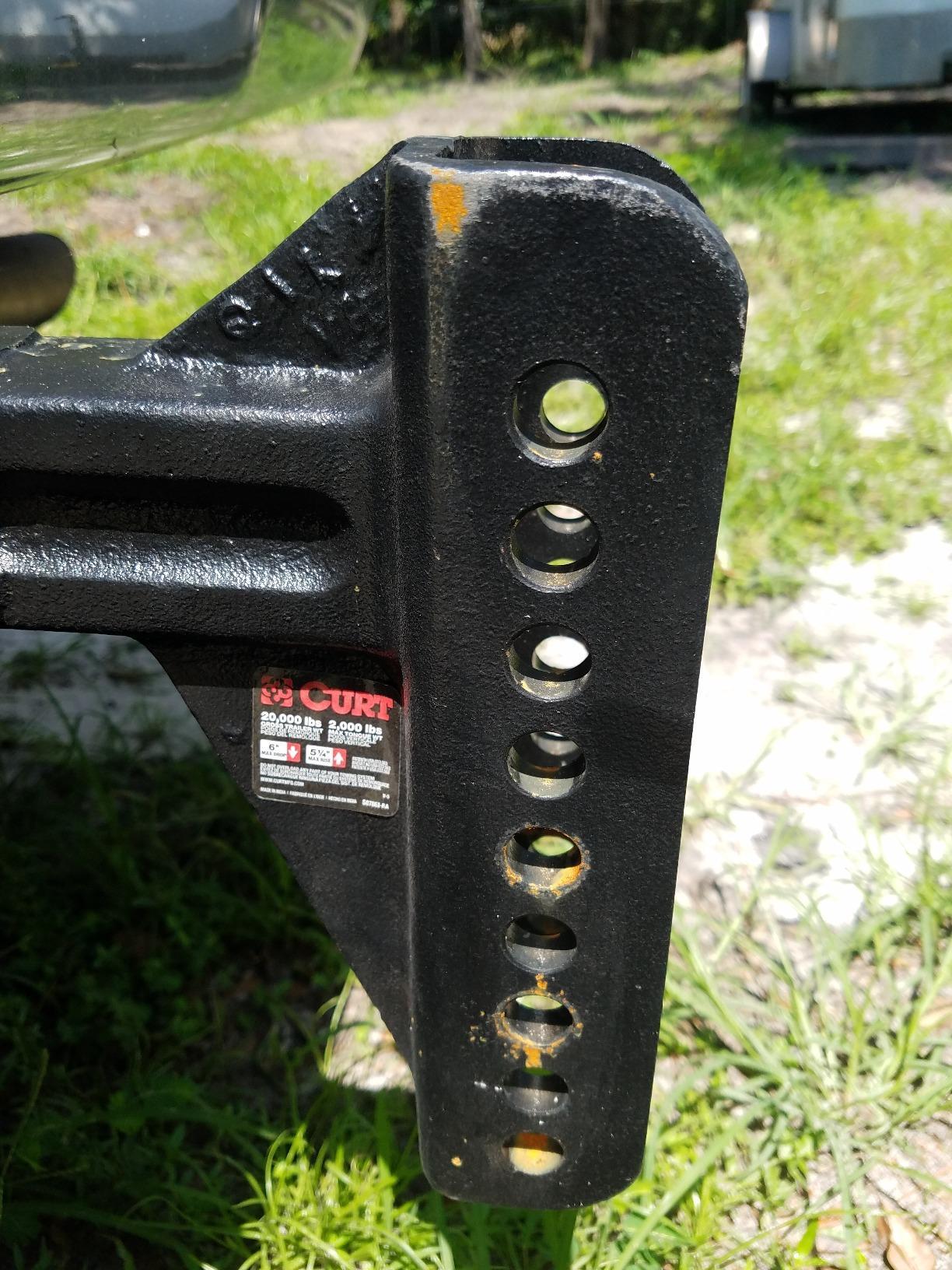 CURT 45902 Adjustable Dual-Ball Channel Mount, 2-1/2