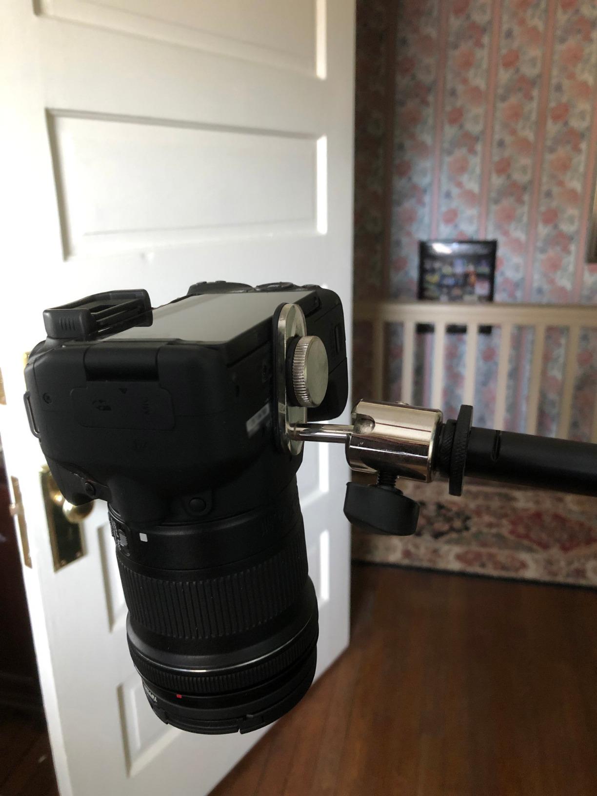 Amazon Basics Sturdy Portable Microphone Boom Arm Stand, Height Adjustable with Cable Management, Foldable Tripod Base, Up to 85.75