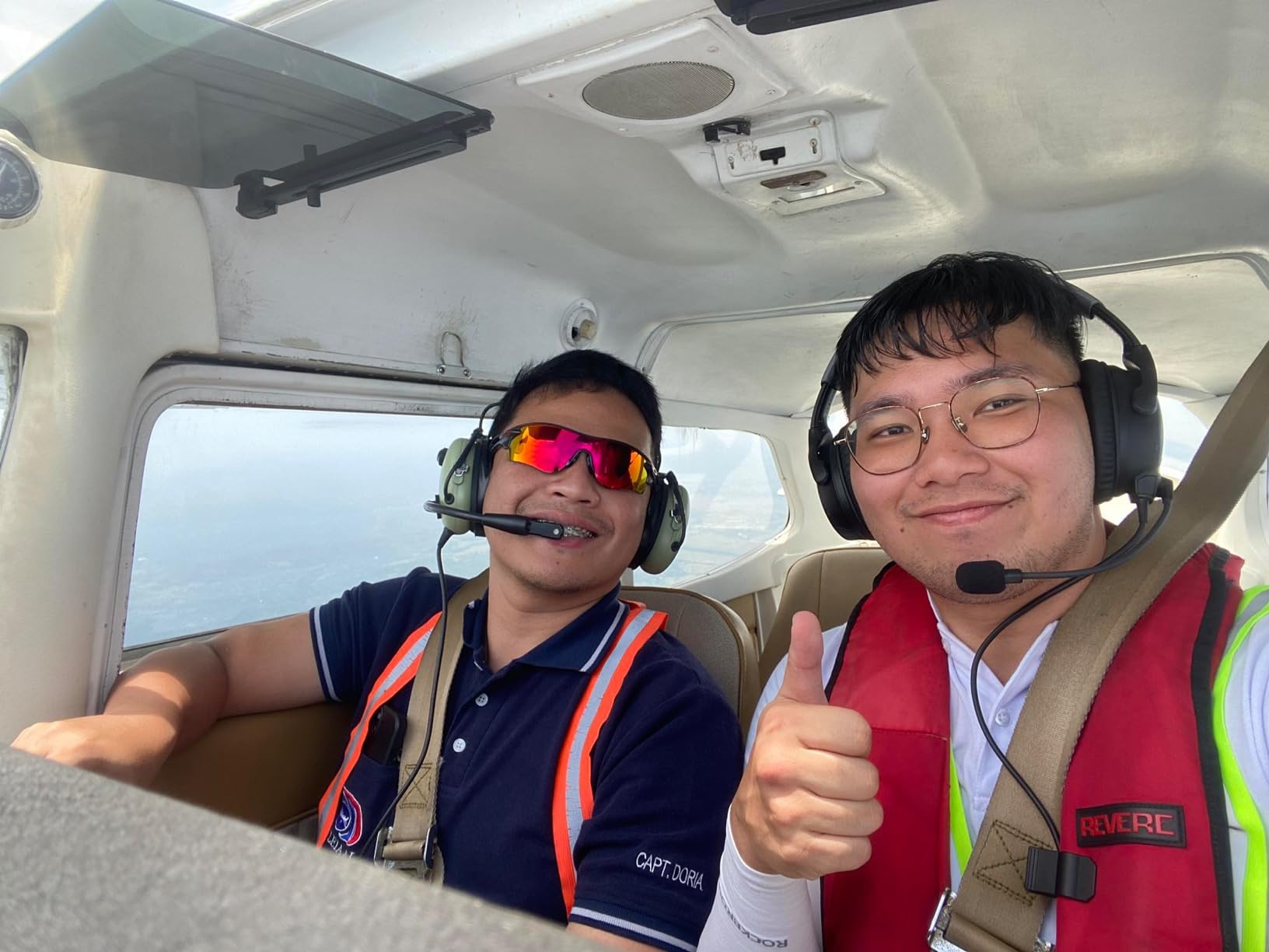 Rugged. Air RA200 Aviation Headset for Student Pilots & Flight Schools | Features Clear Hear Speakers, Noise Canceling Microphone, Foam Ear Seals, Custom Fit Headband, and Headset Bag customer photo 2