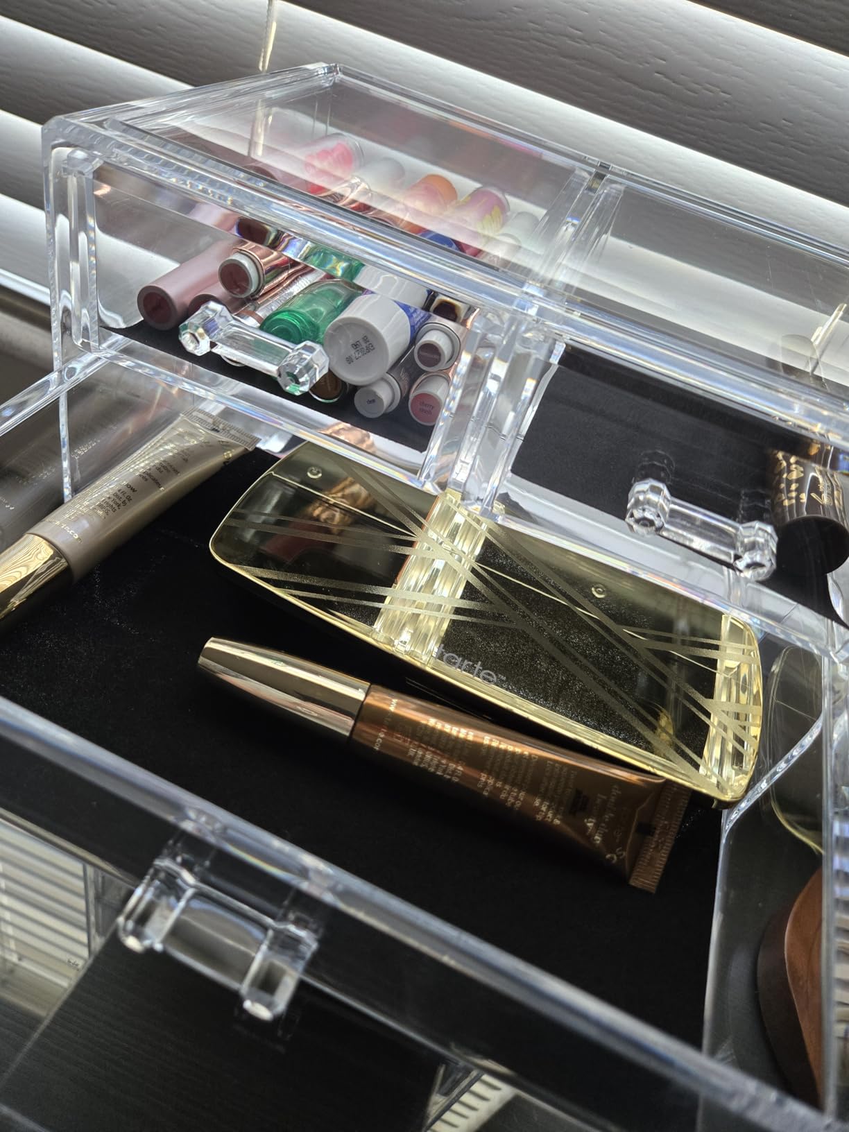 Sorbus 6-Drawer Makeup Organizer with Small & Wide Drawers (Clear) customer photo 2