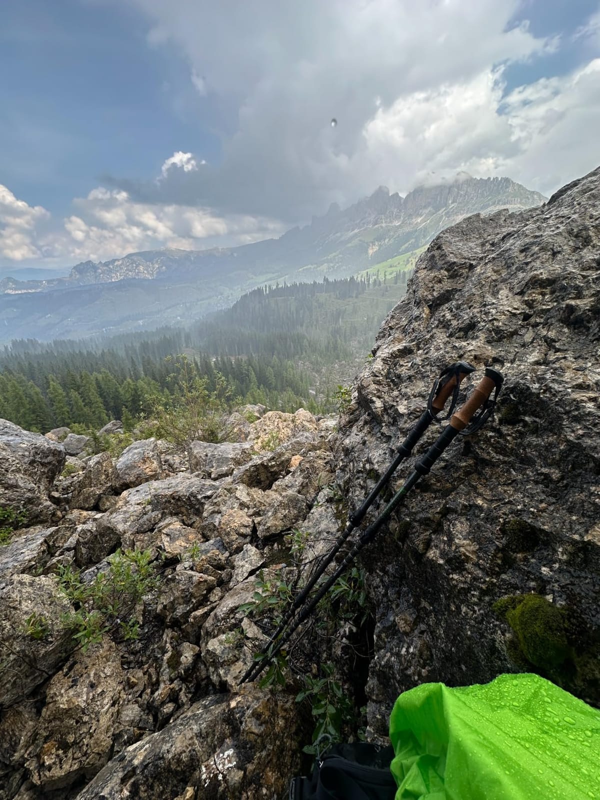 100% Carbon Fiber Trekking Poles by USA Brand - Ultra Strong Lightweight Collapsible Hiking Poles with Cork and EVA Foam Grips & Quick Adjustable Flip Locks customer photo 1