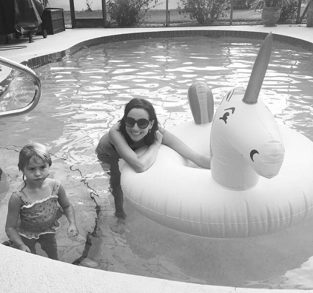 GoFloats Unicorn Pool Float Party Tube - Inflatable Rafts customer photo 2