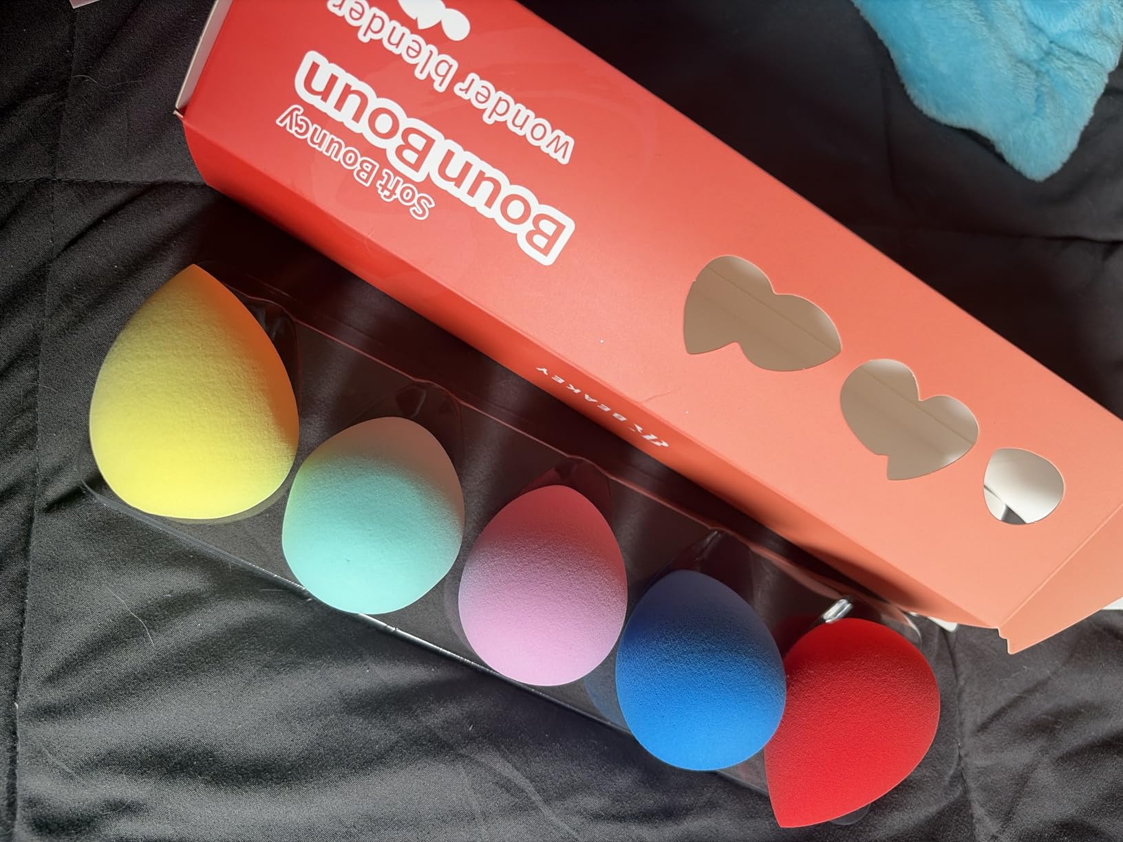 BEAKEY Makeup Sponge Set, 5 Pack Foundation Beauty Sponges & Soft Blenders customer photo 1