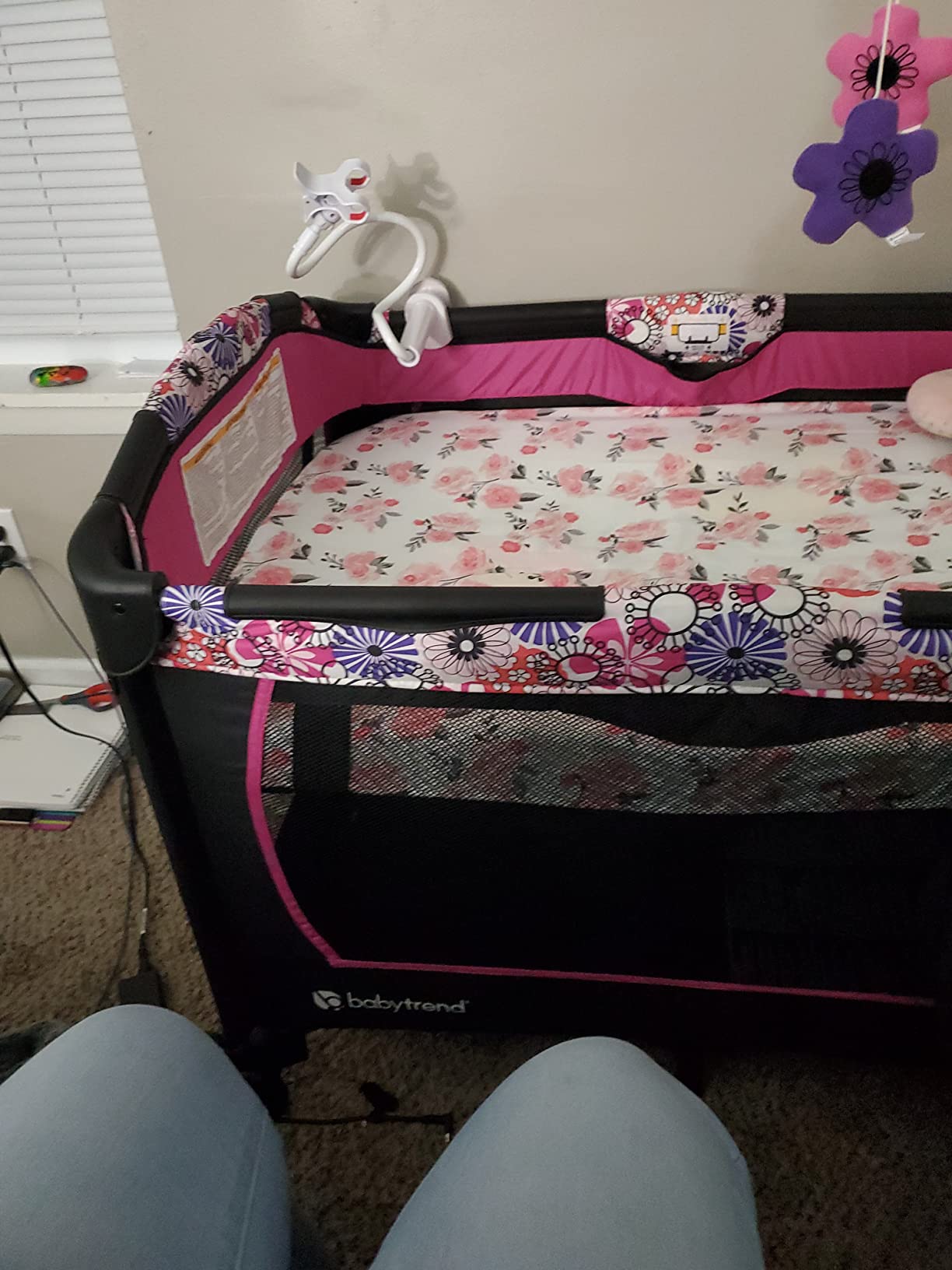 Baby Trend Nursery Center® Playard, Floral Garden customer photo 1
