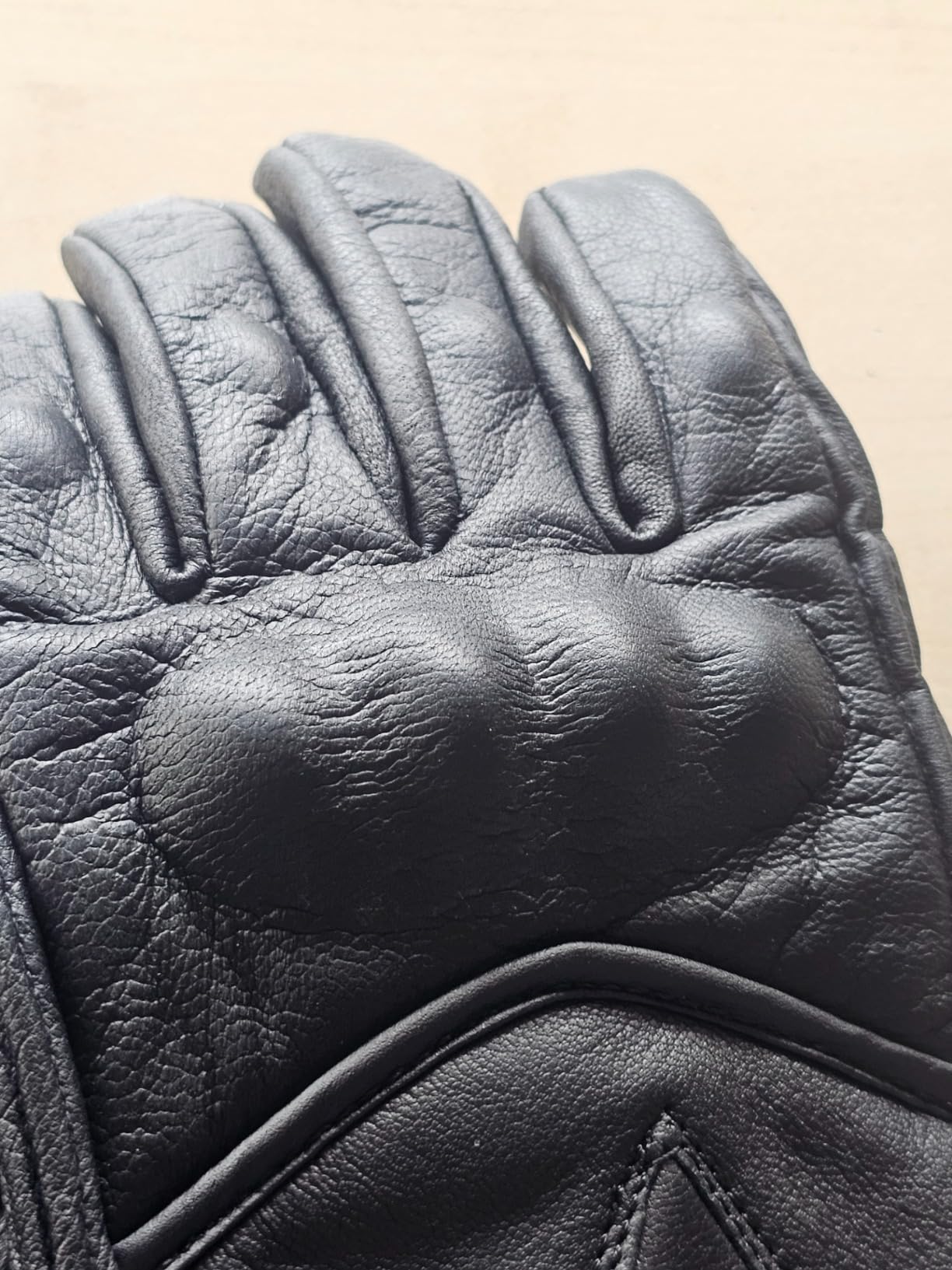 COMMUTER Motorcycle Gloves Premium Leather for Men Motorbike Riding Gloves customer photo 1