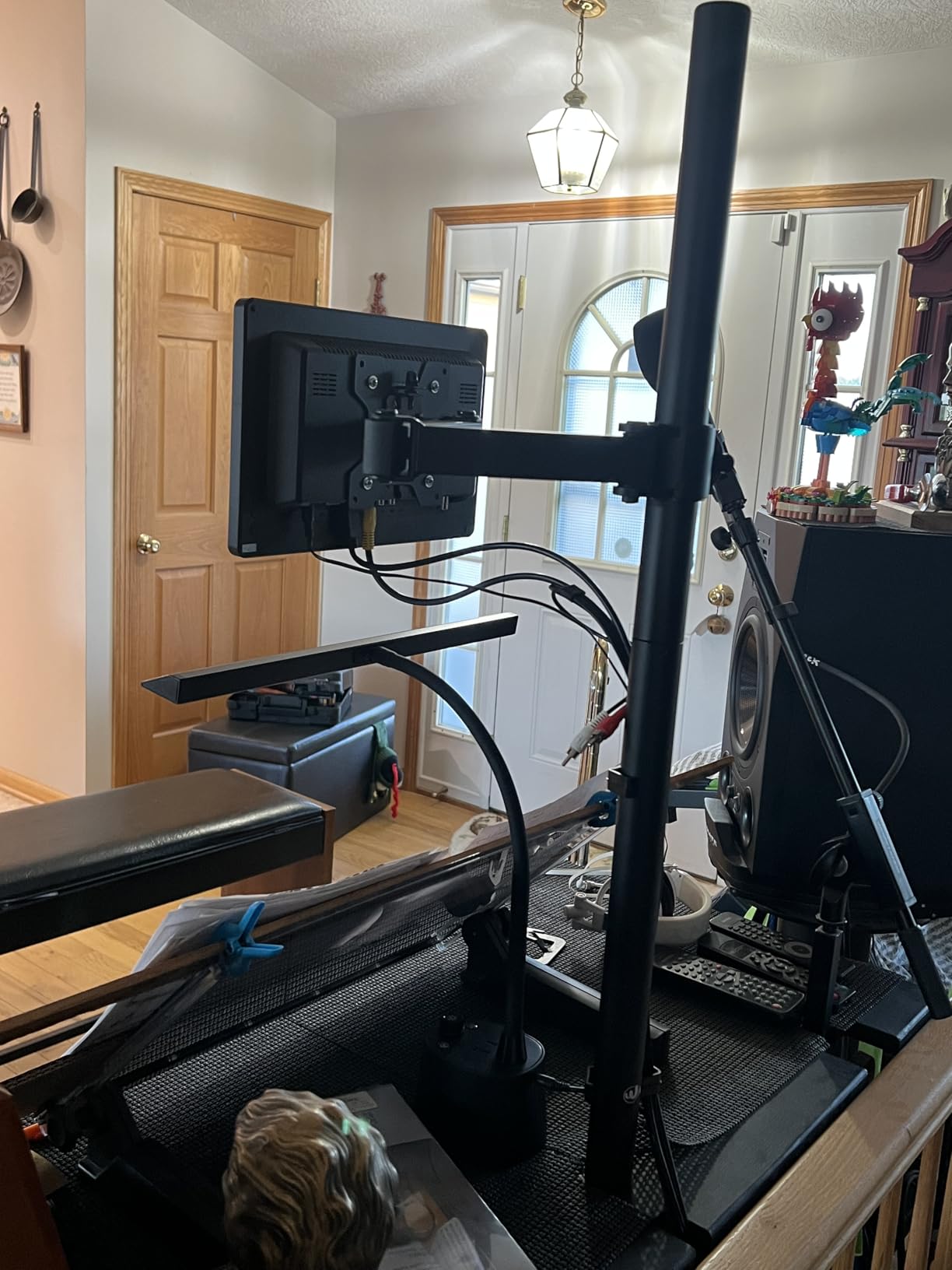 WALI Tall Monitor Arm Mount for Desk for 13-34 inch Screens, 22 lbs per Arm customer photo 2