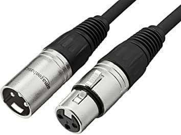 Amazon Basics XLR Microphone Cable for Speaker or PA System, Recording Studio, All Copper Conductors, Low Noise, 10 ft, Black customer photo 2
