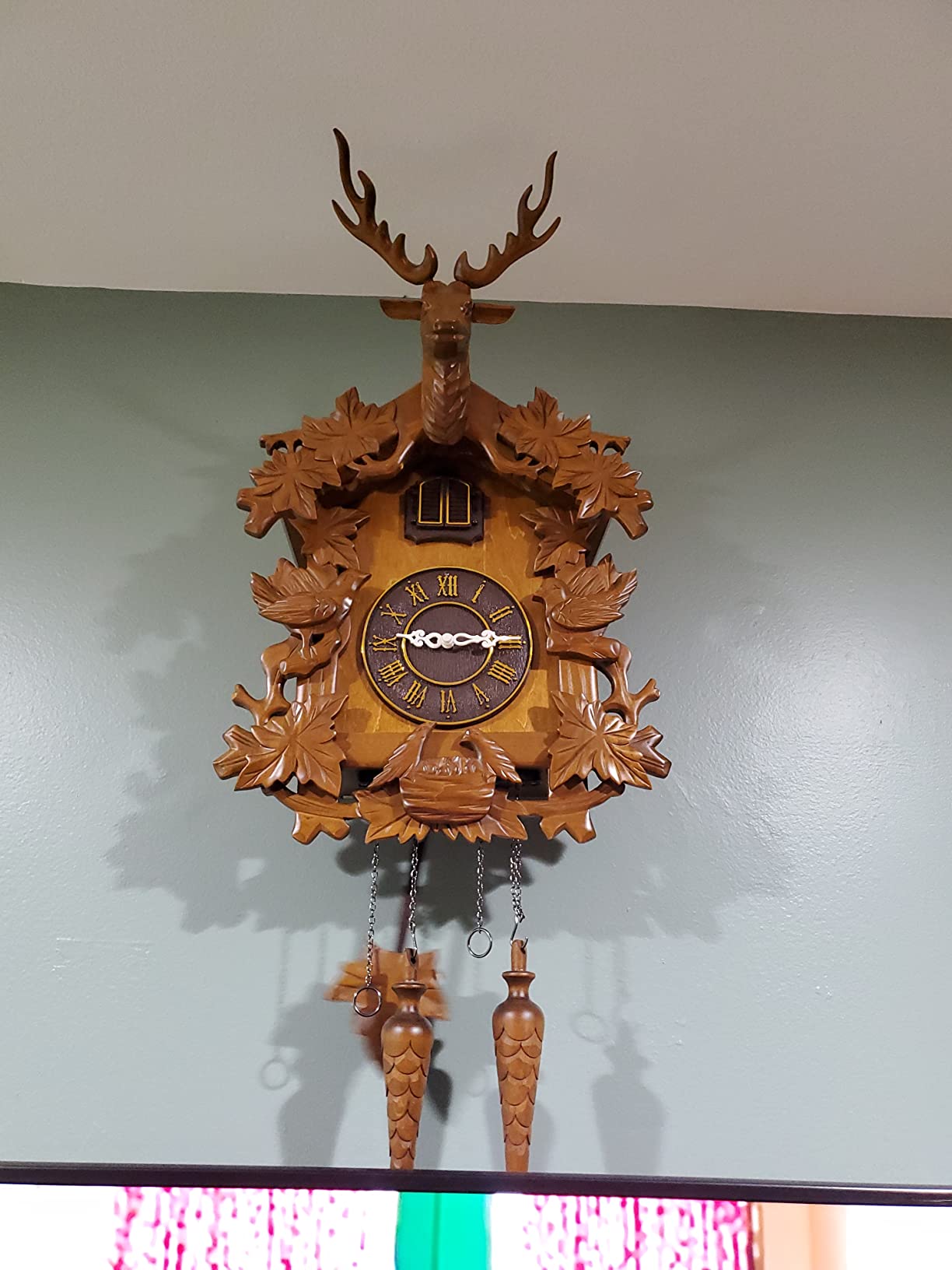 Kendal Large Handcrafted Wood Cuckoo Clock MX015-2 customer photo 2