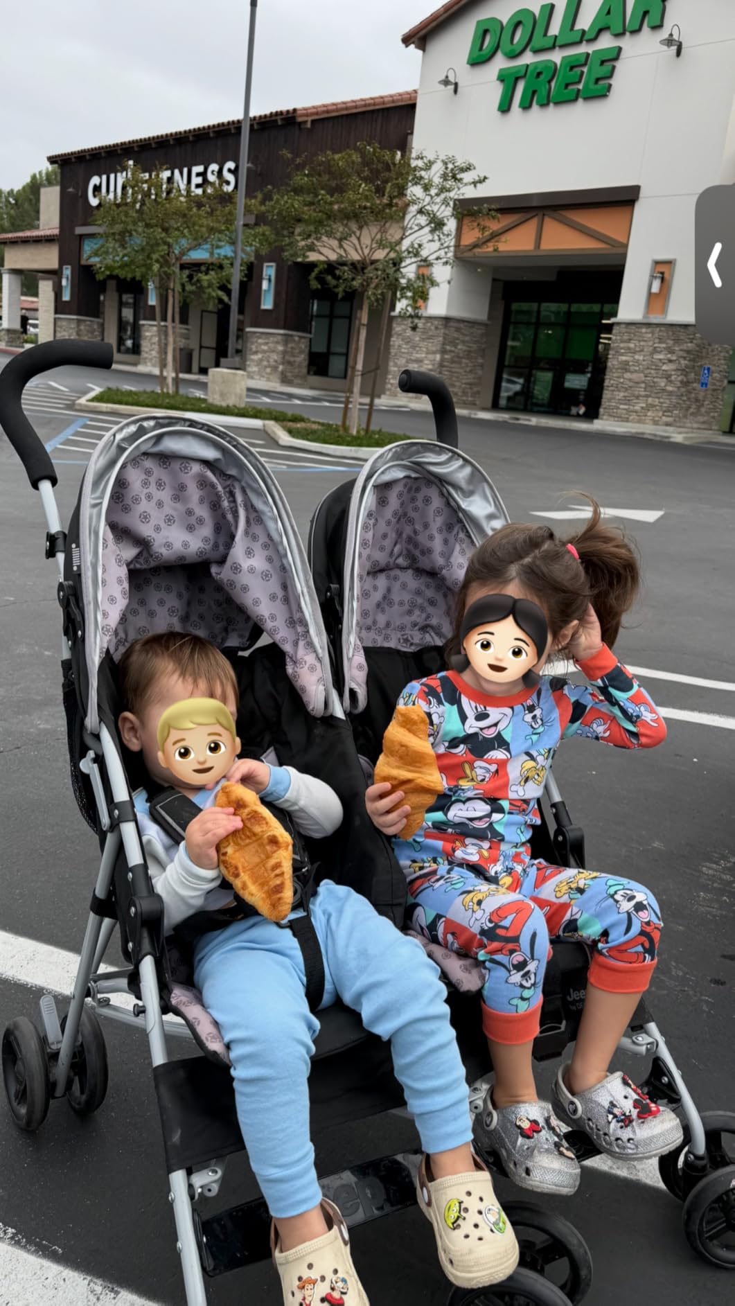 Jeep Scout Double Stroller, Charcoal Galaxy customer photo 1