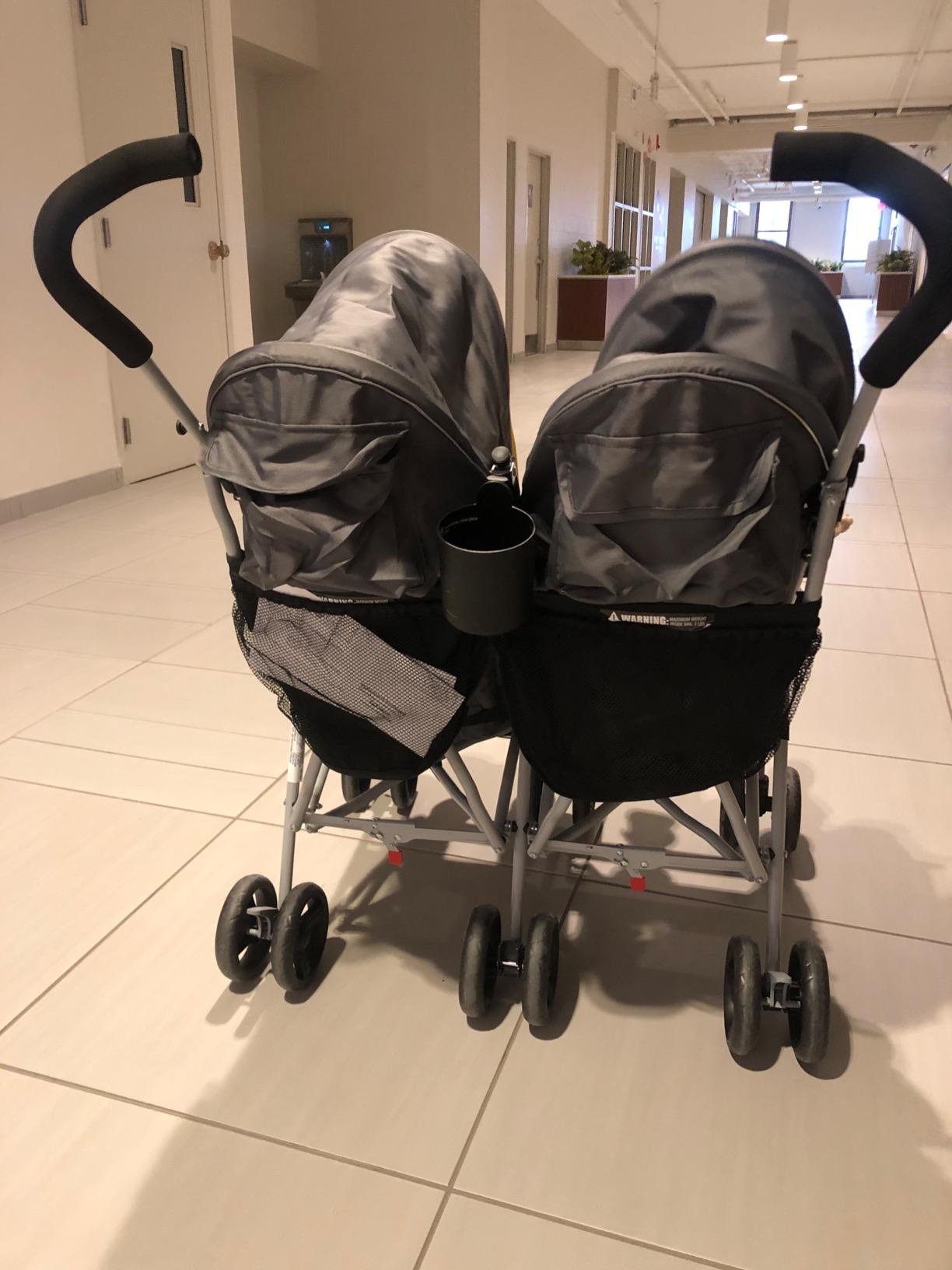 Jeep Scout Double Stroller, Charcoal Galaxy customer photo 2
