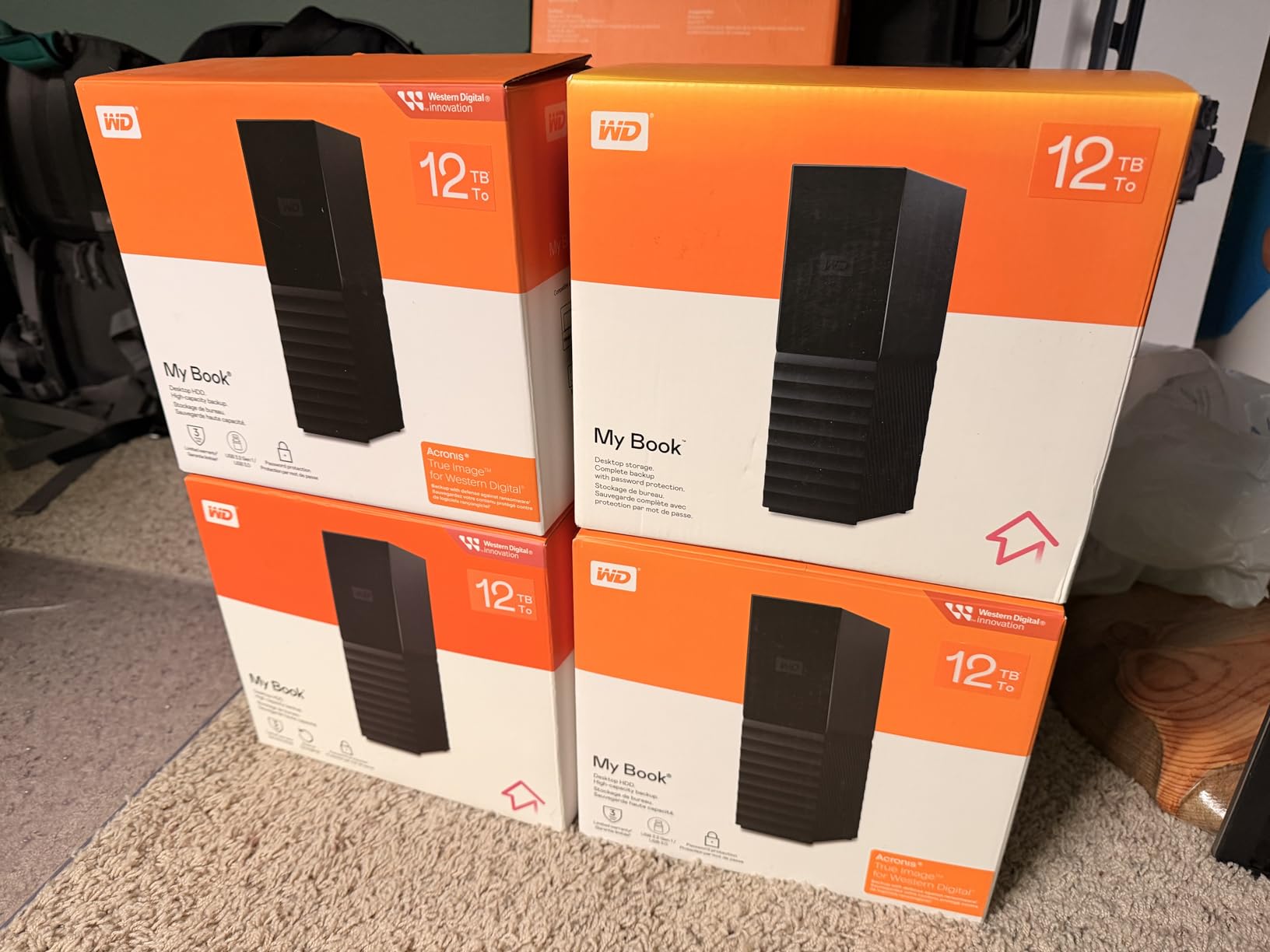 Western Digital 6TB My Book Desktop External Hard Drive, USB 3.0, External HDD with Password Protection and Auto Backup Software - WDBBGB0060HBK-NESN customer photo 1