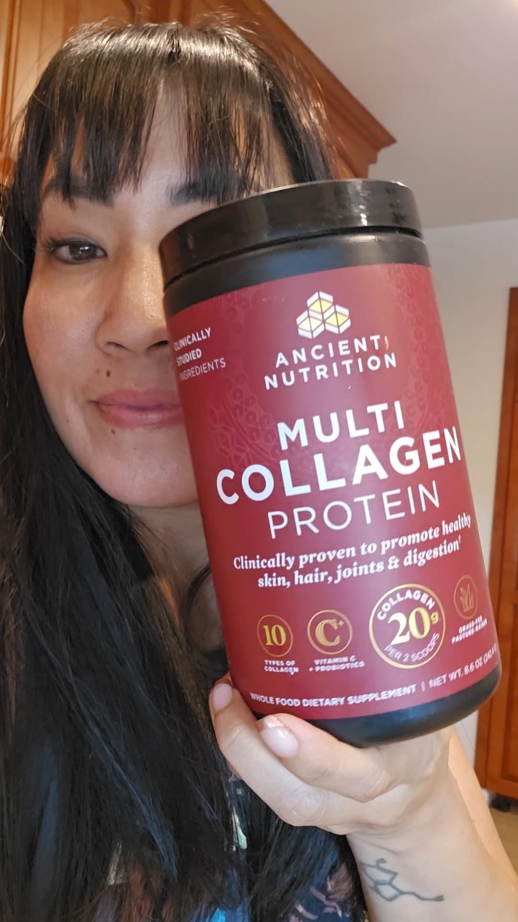 Ancient Nutrition Hydrolyzed Multi Collagen Peptides Powder, Unflavored customer photo 2