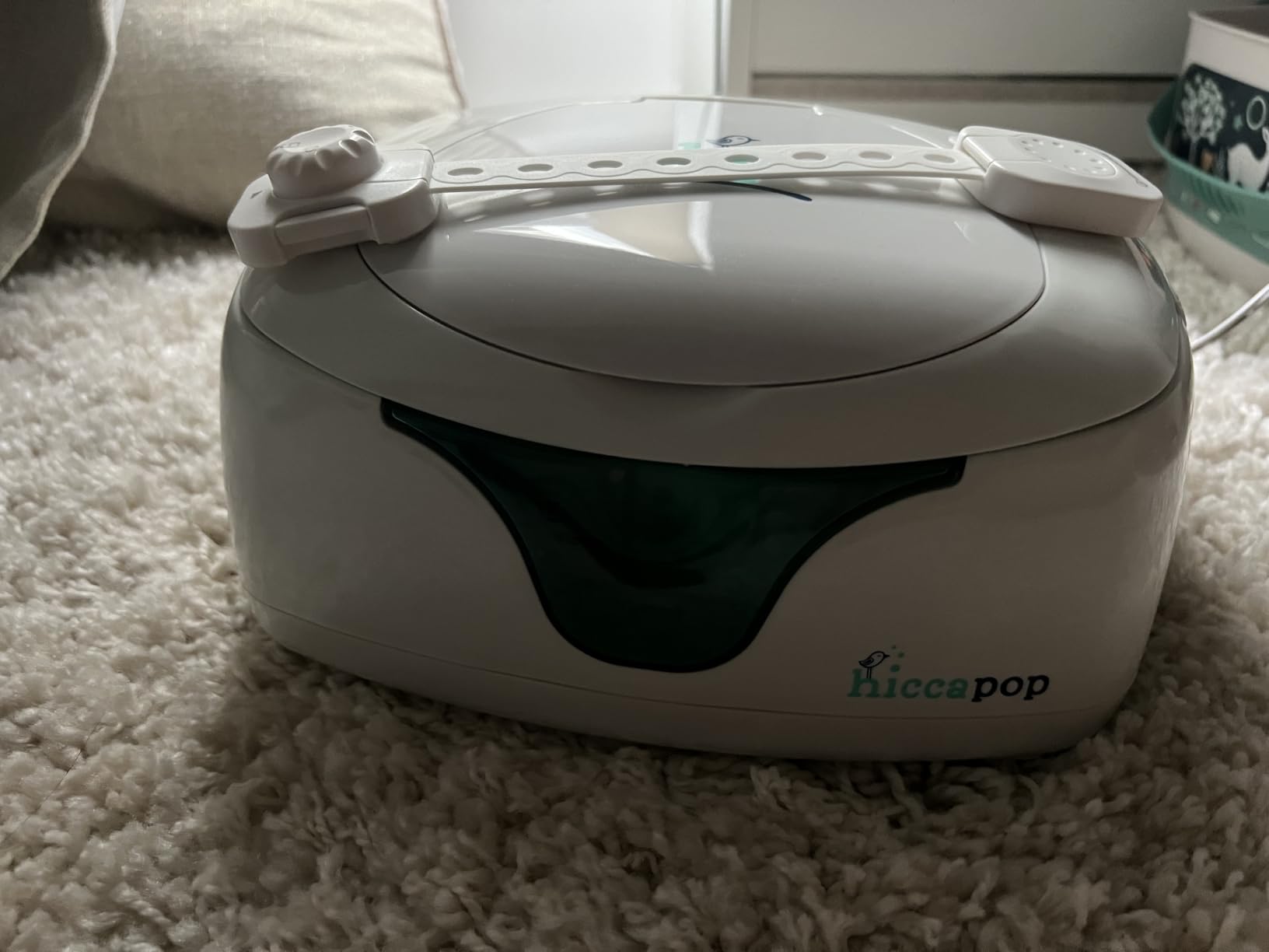 Hiccapop Baby Wipe Warmer and Wipes Dispenser, Diaper Wipe Warmer, White customer photo 1